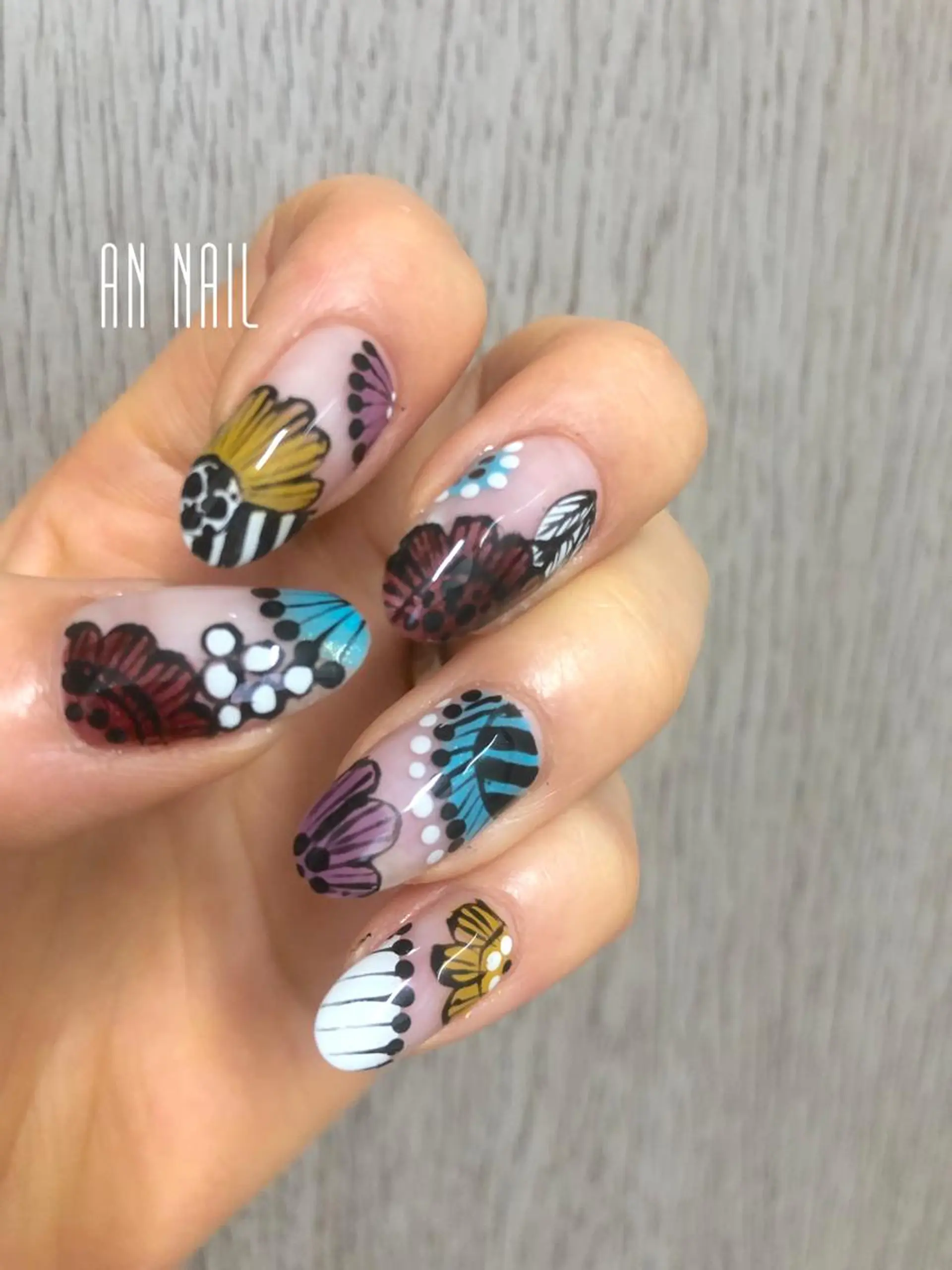 ネイル 持ち込み AN Nailのネイルデザイン