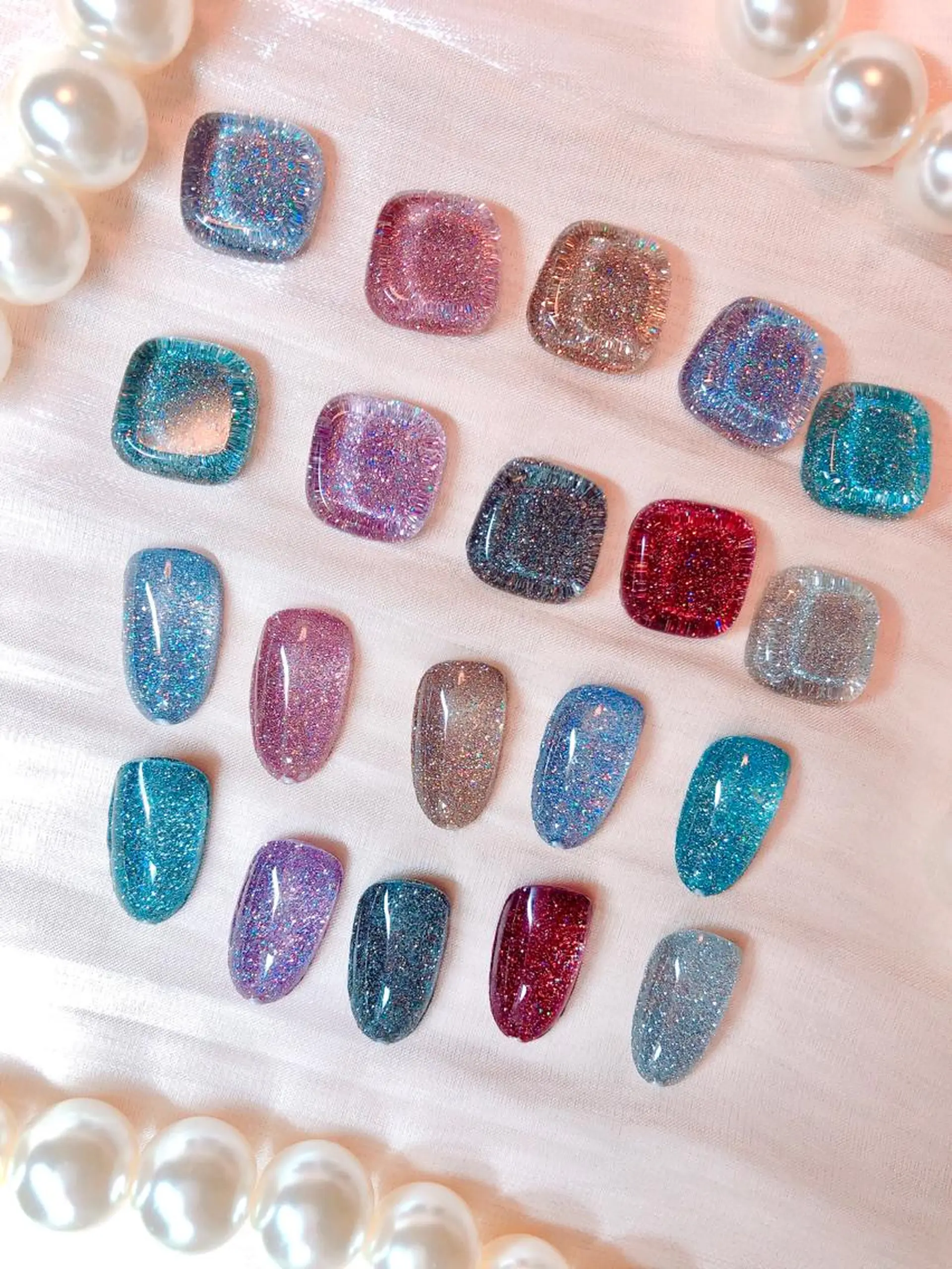 ネイル フラッシュネイル ジェルネイル 🍭Kiara Nail🍭のネイルデザイン
