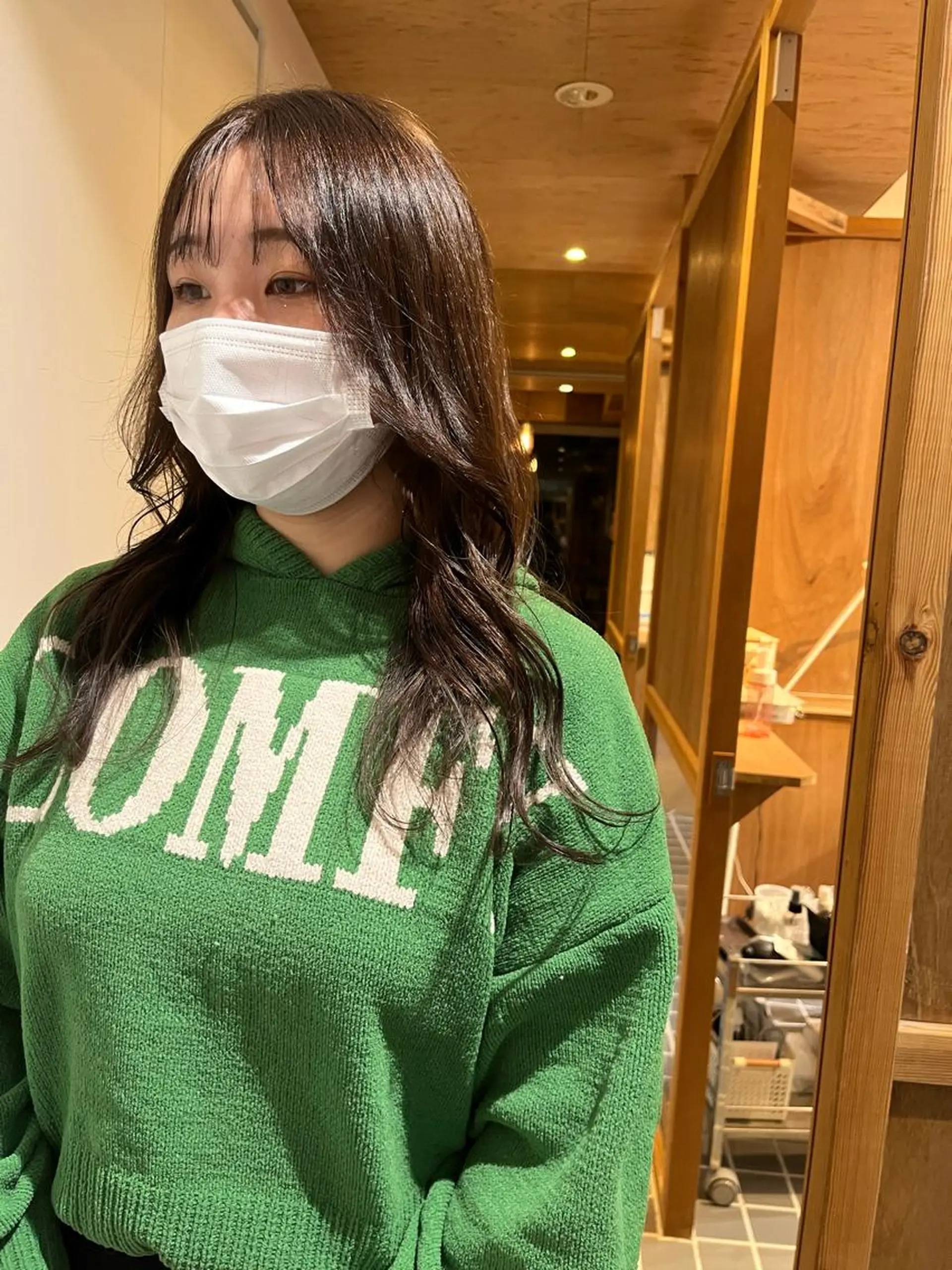 カラー ベージュカラー ブリーチ 透明感カラー 透明感ケアカラー/ レイヤー/ryokaのヘアスタイル