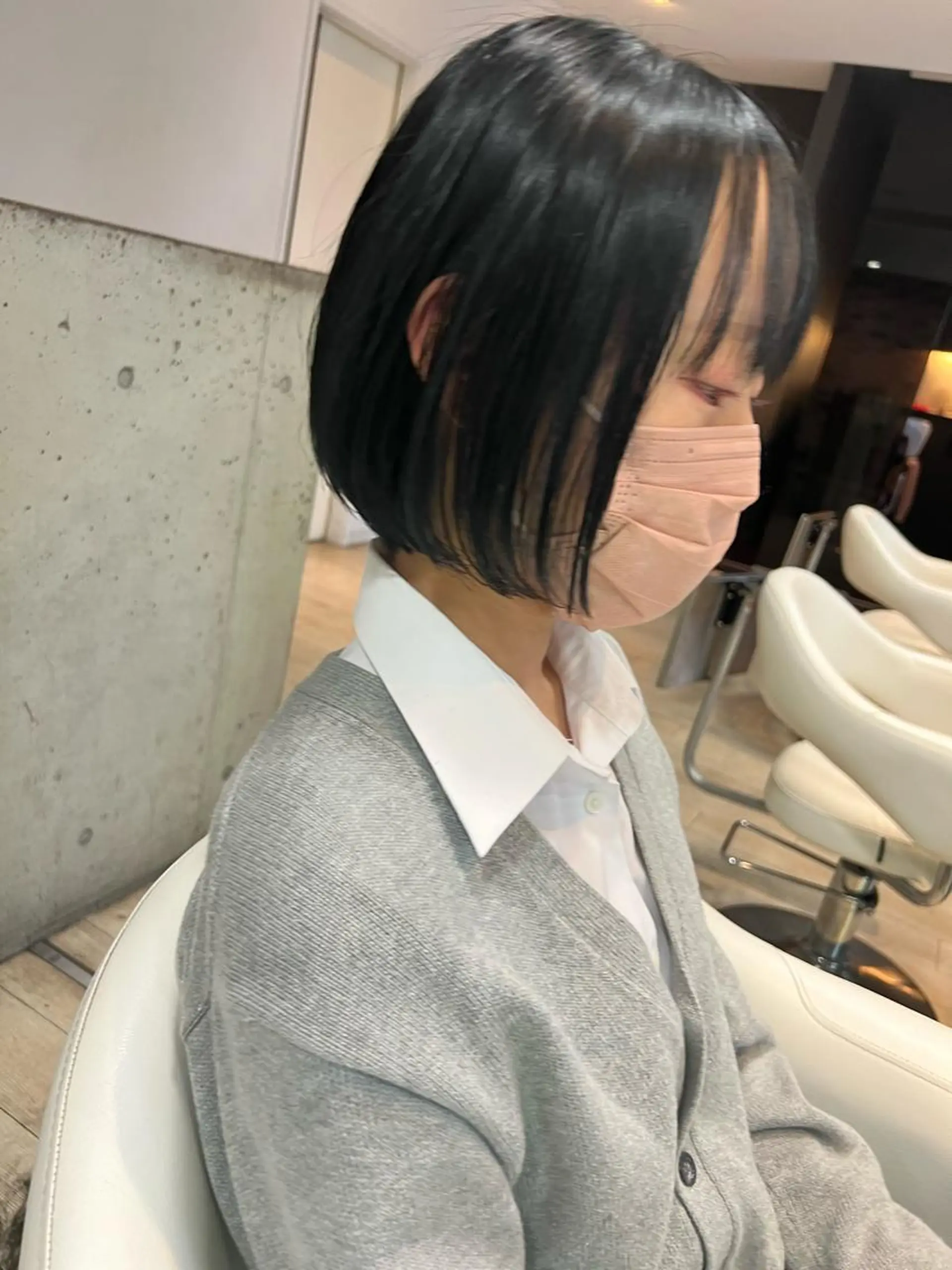 ショート ボブ ヘアカラー トリートメント MIRACミラク所属・☀️ハイトーンボブ ☀️石川 海斗のヘアスタイル