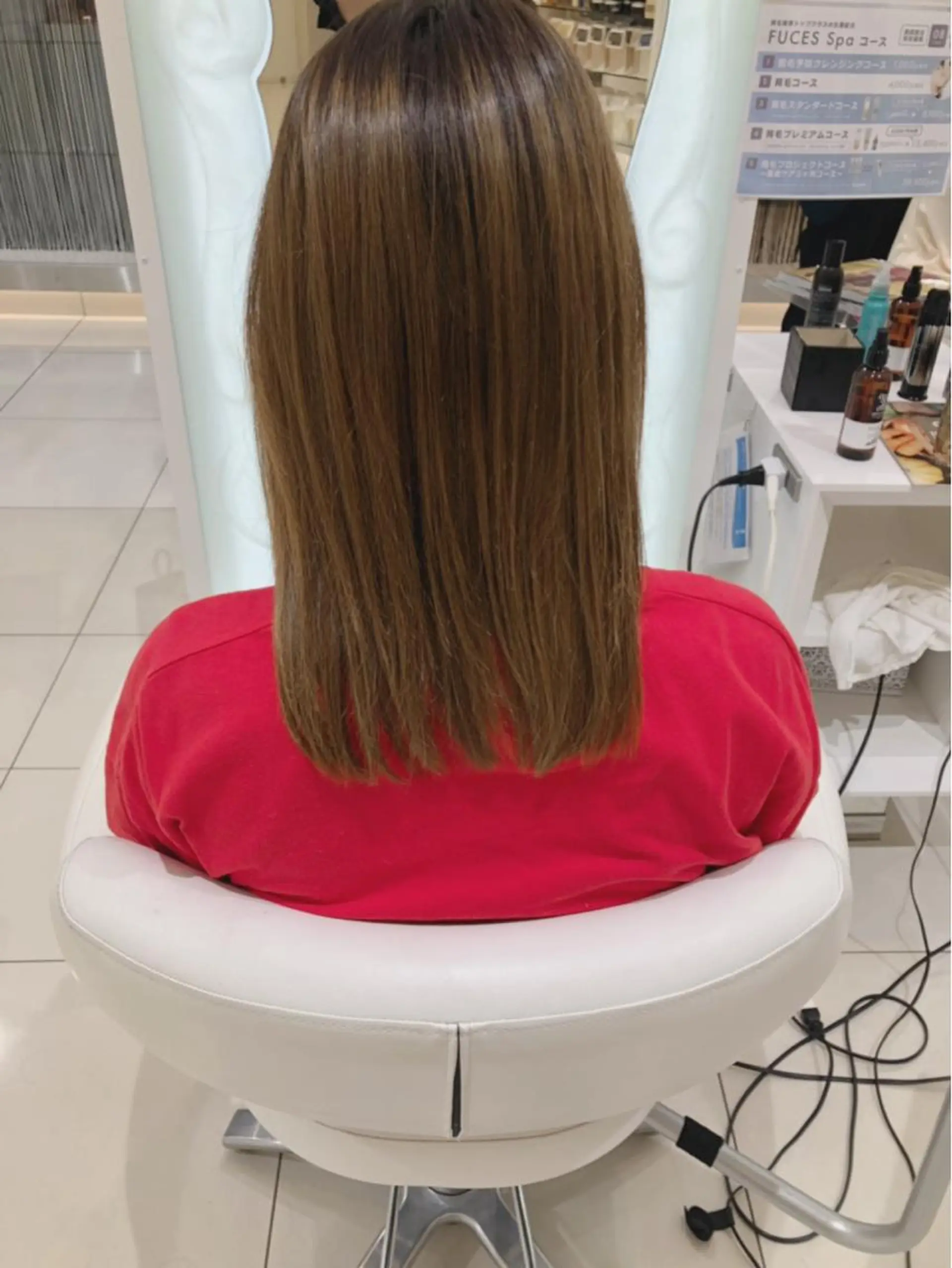 ロング カット ヘアカラー トリートメント セレスト心斎橋所属・上田 篤史のヘアスタイル