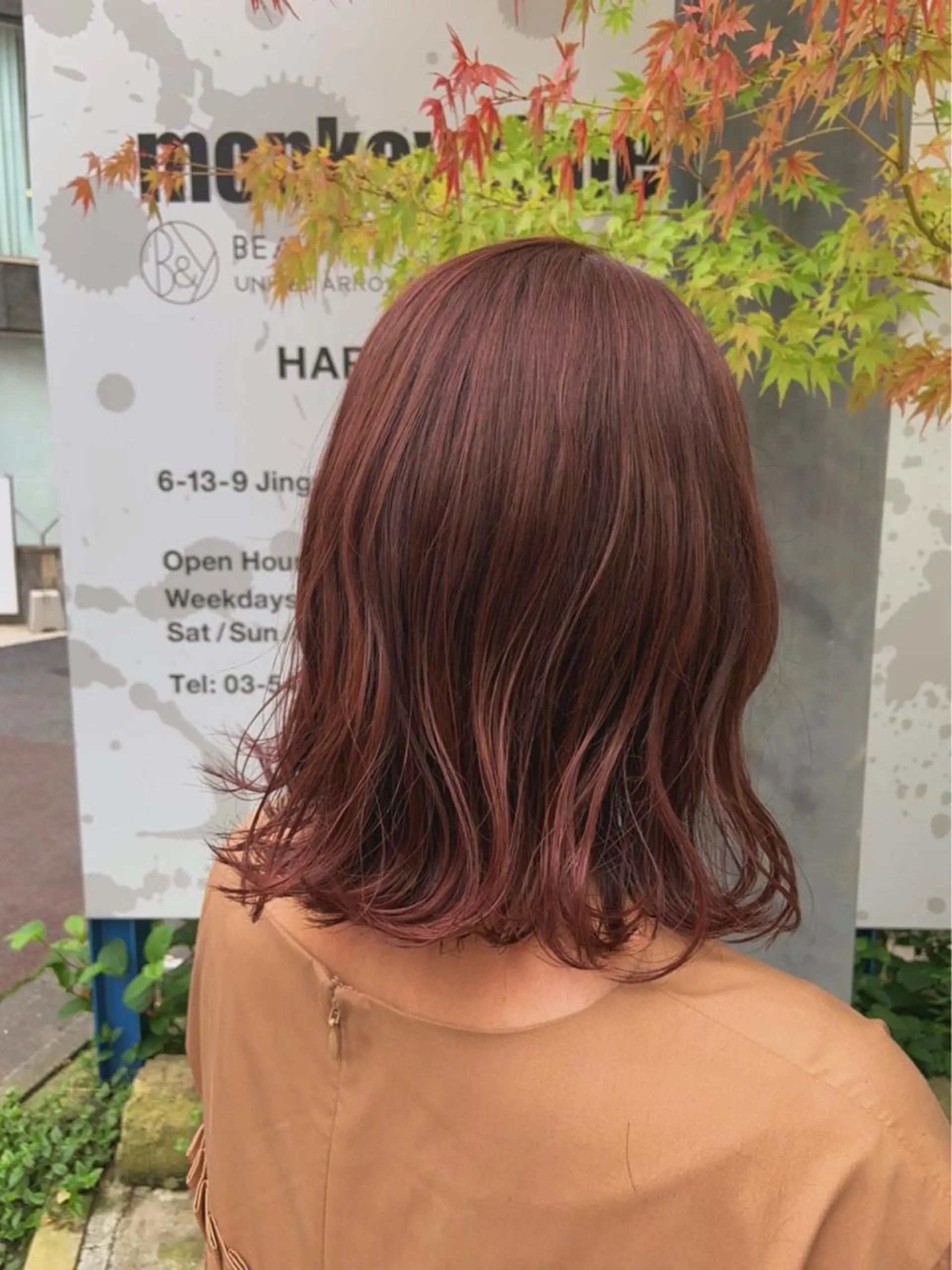 ミディアム 🟩くすみカラー/ボ ブ/ショート/大司のヘアスタイル