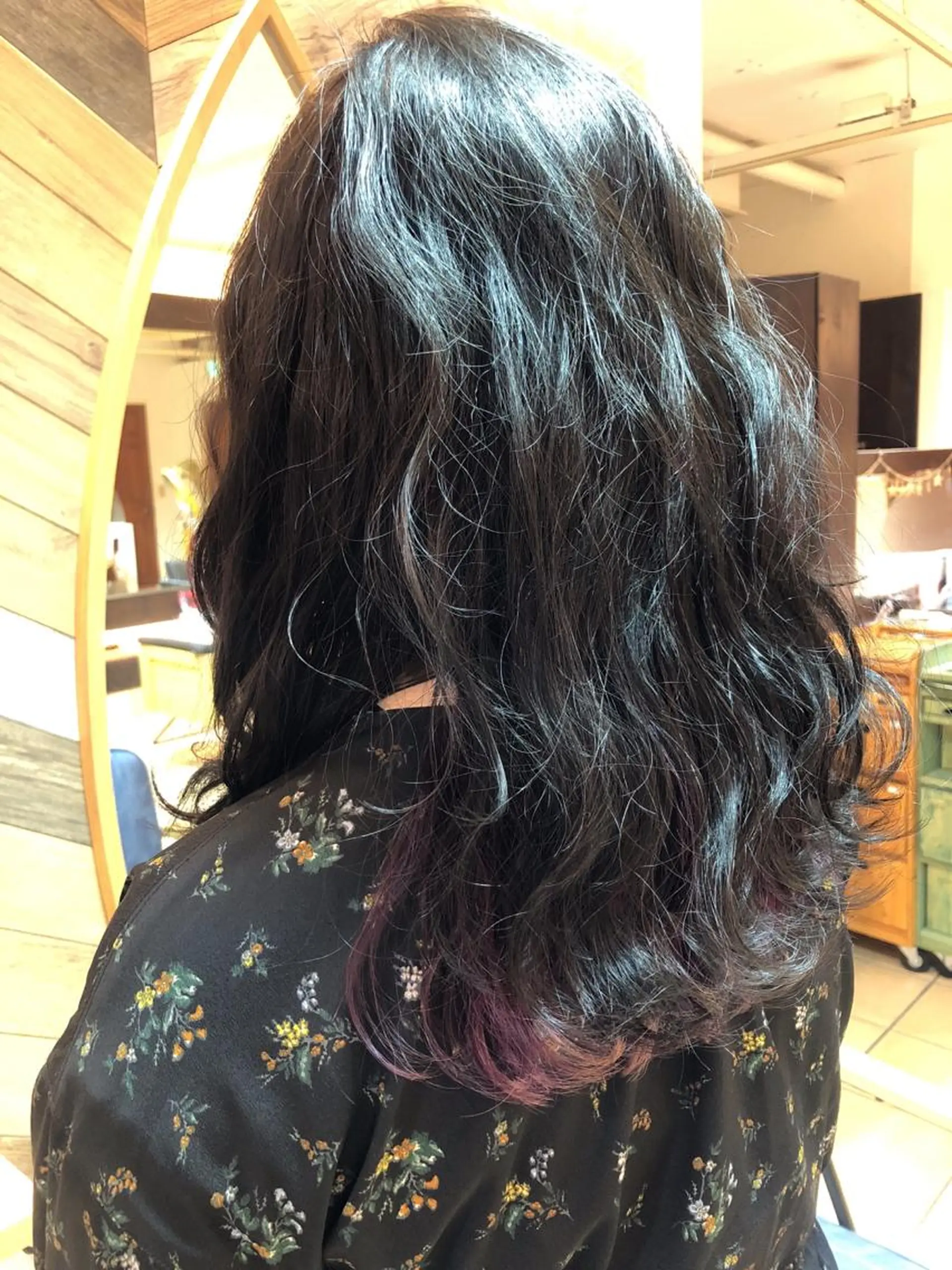 ミディアム ストレート🌹カラー お任せを🌈bucoのヘアスタイル