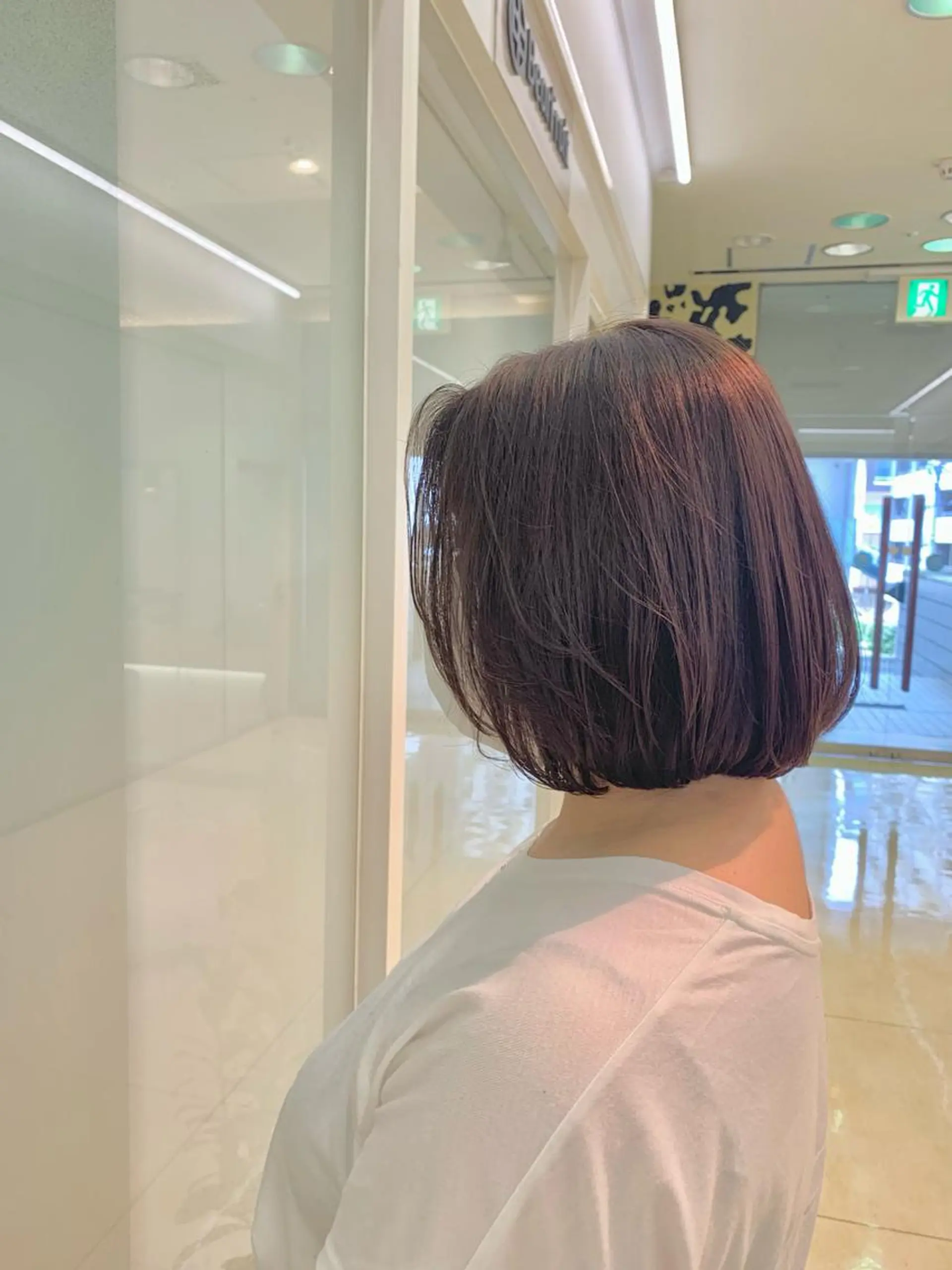 ミディアム カラー 似合わせカラー/艶 髪質改善/ヨシザキのヘアスタイル