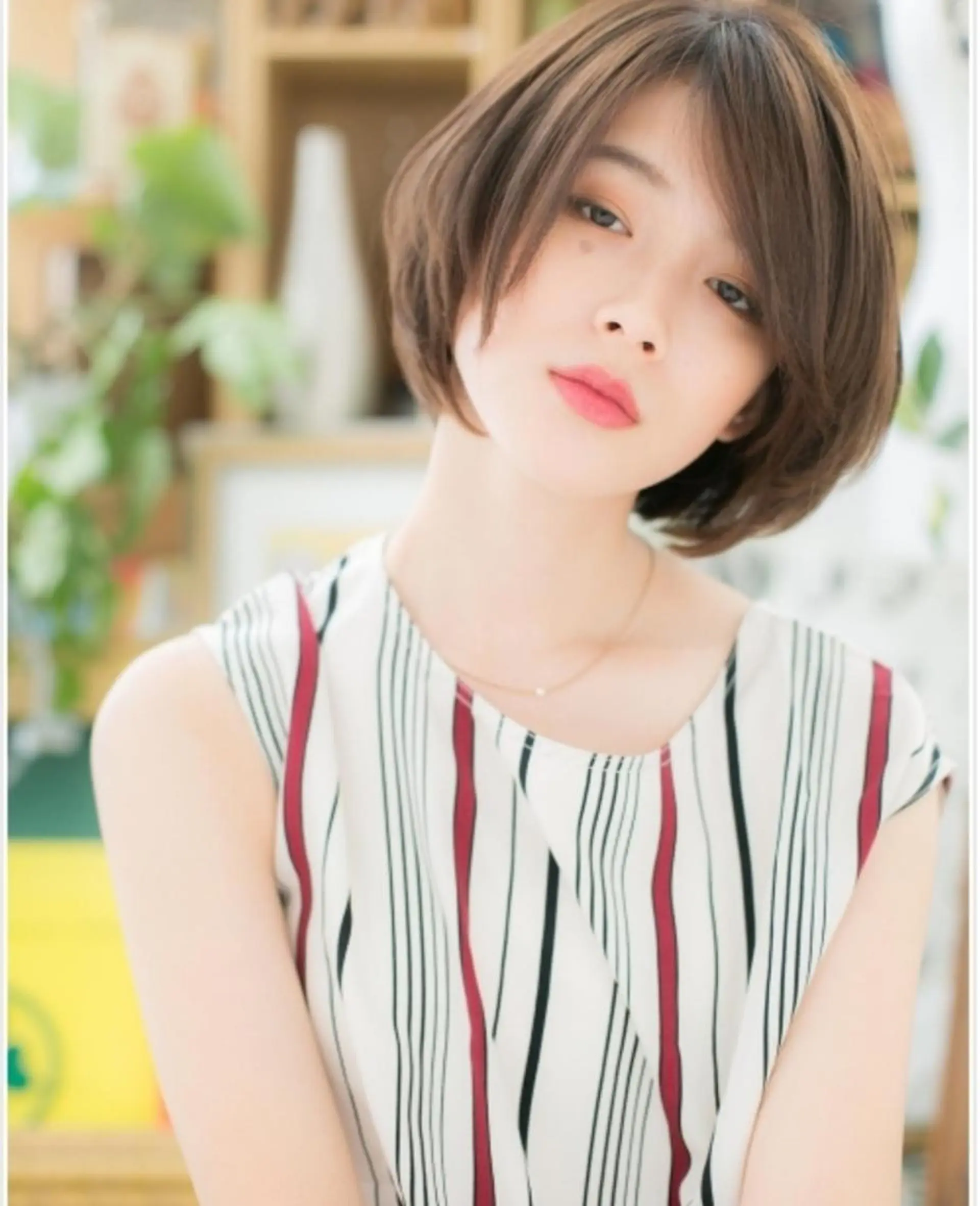 ショート カラー アッシュ ベージュカラー オレンジ 中野 雄介のヘアスタイル