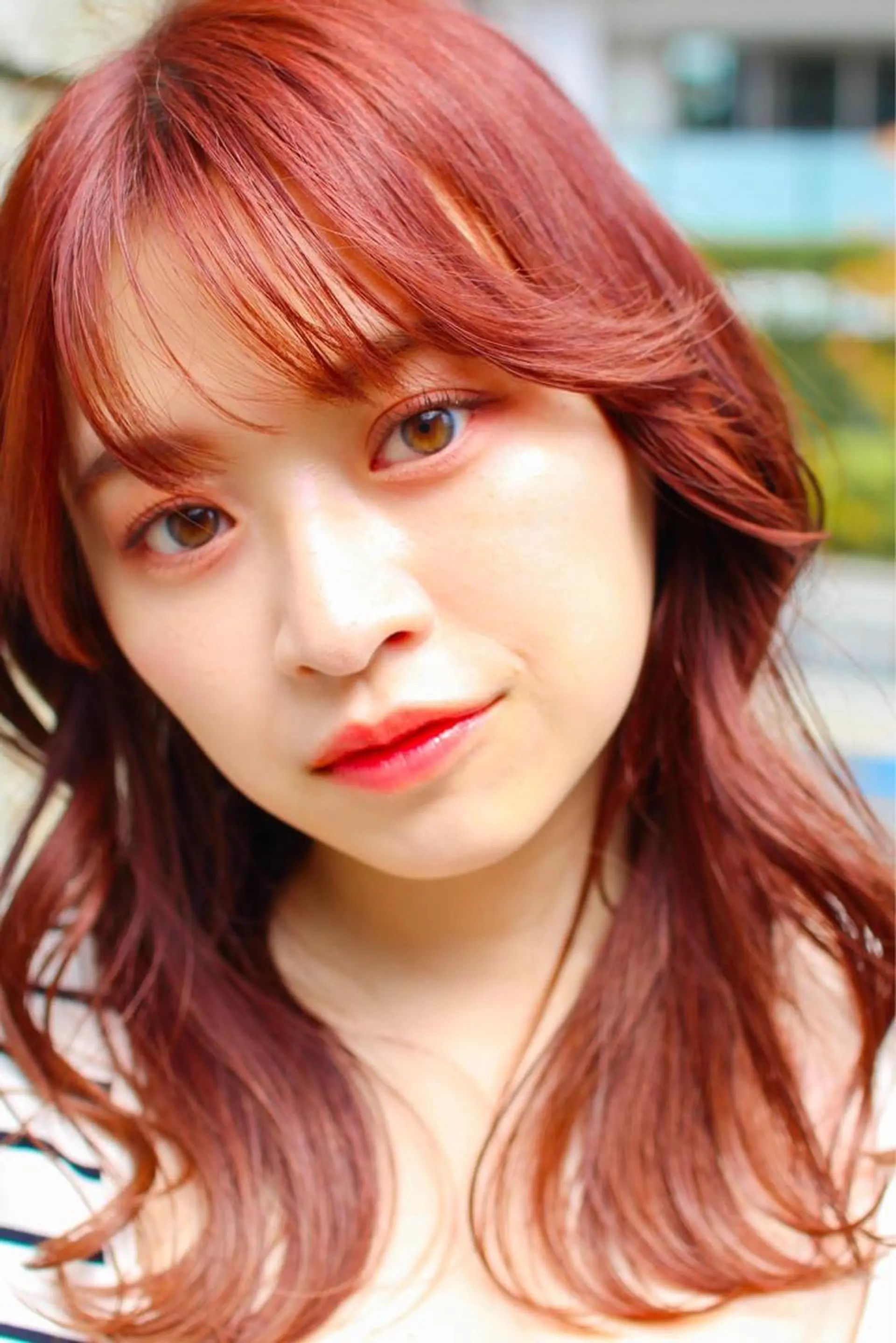 セミロング カラー カット ヘアカラー ショートとレイヤーが 好きな人|三浦翔のヘアスタイル