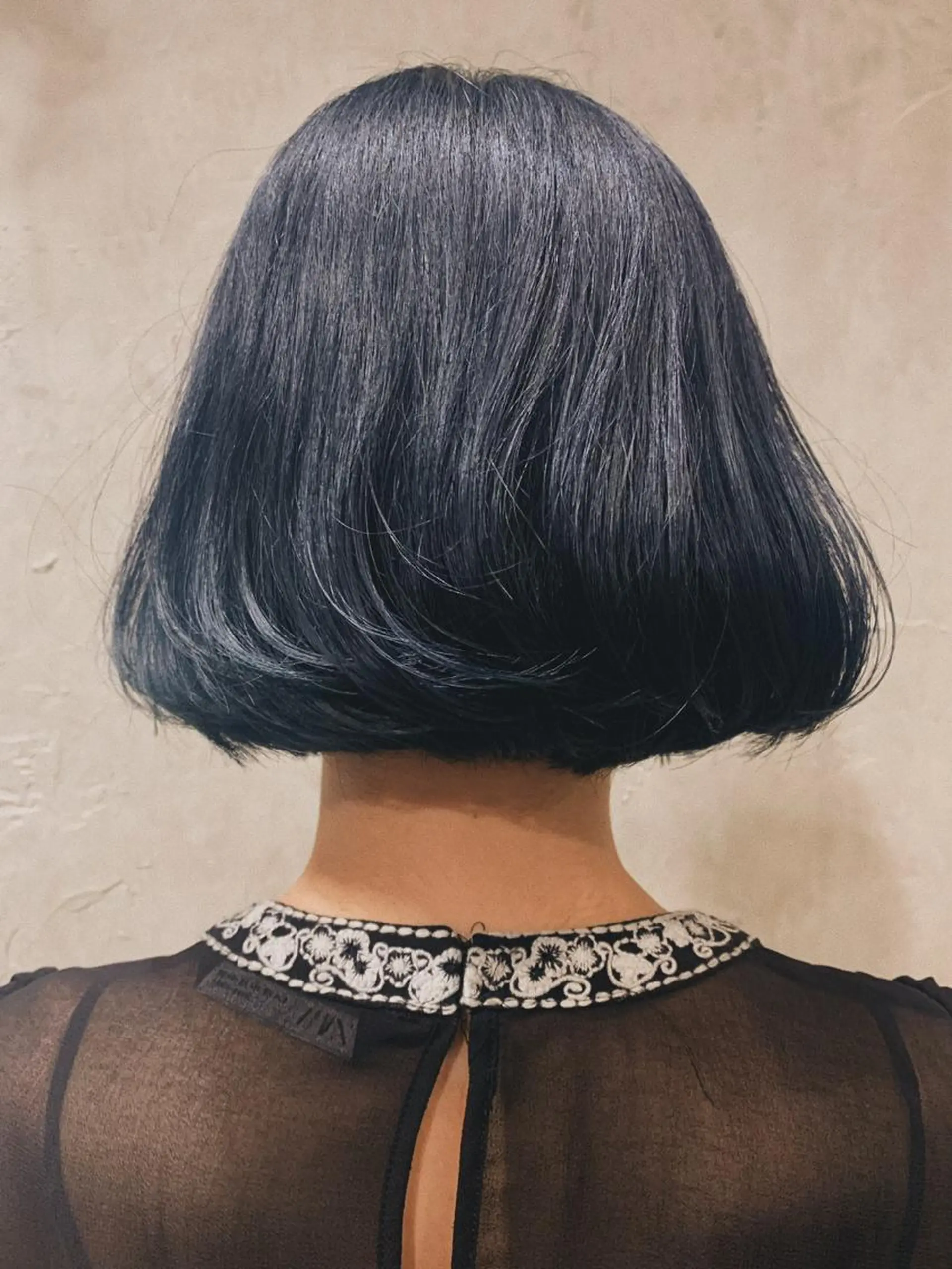 ミディアム カラー ボブパーマコテ巻き風 パーマNo1深江秀平のヘアスタイル