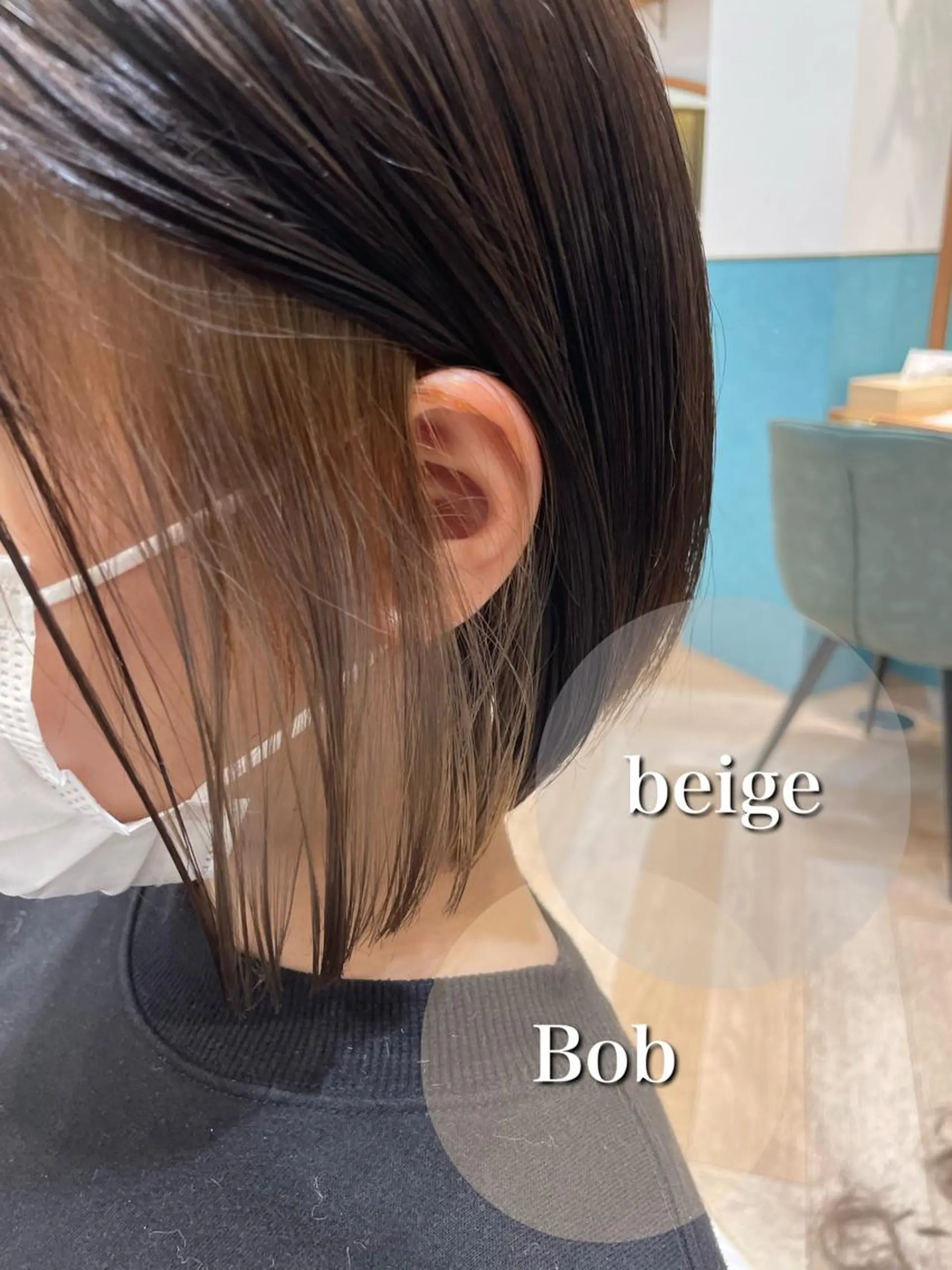 ショート カット ヘアカラー トリートメント 髪質改善/縮毛矯正/ ボブ/店長/槌矢圭悟のヘアスタイル