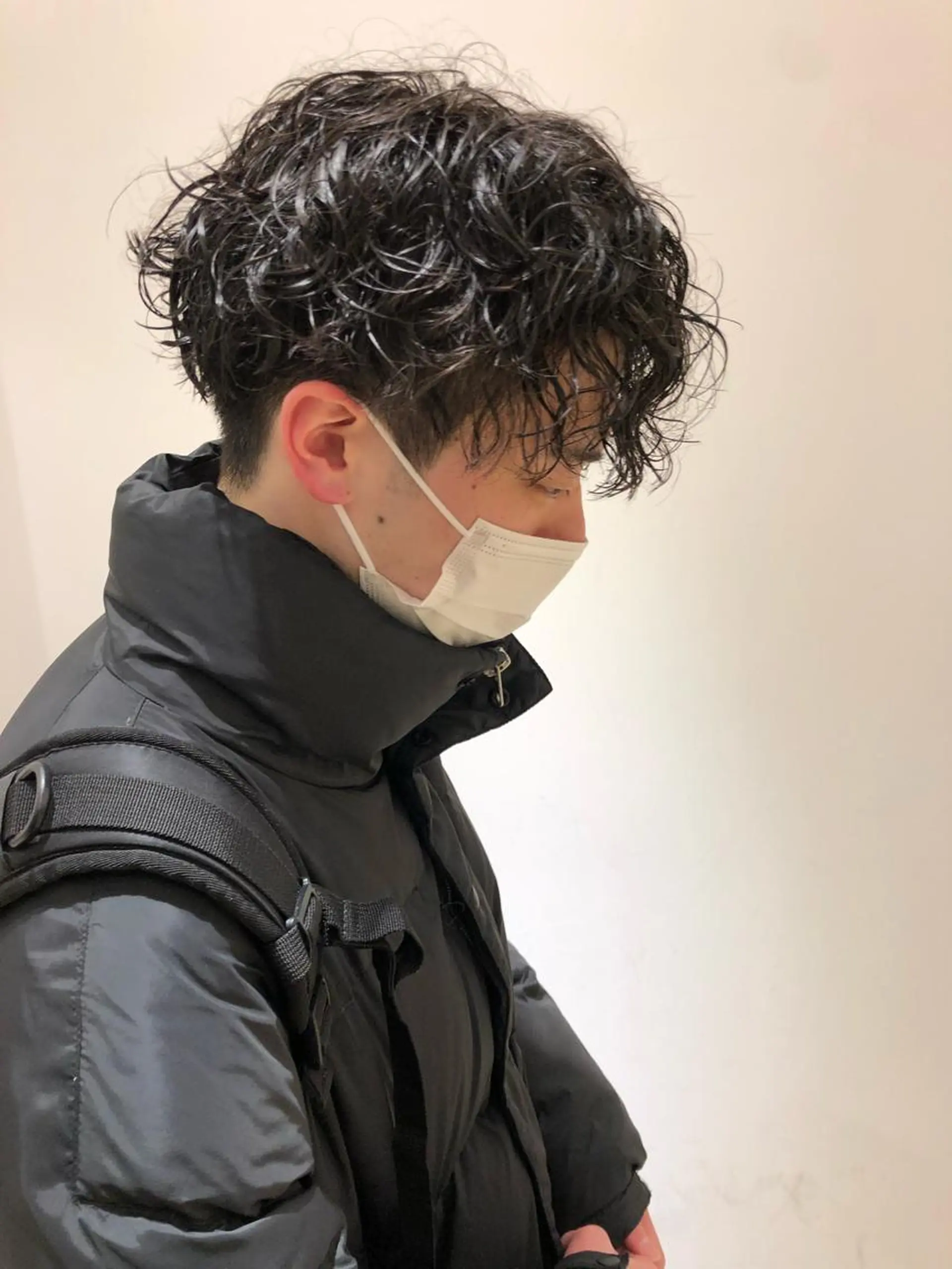 メンズ カット パーマ Gardenhair 小笠原篤矢ショートのヘアスタイル