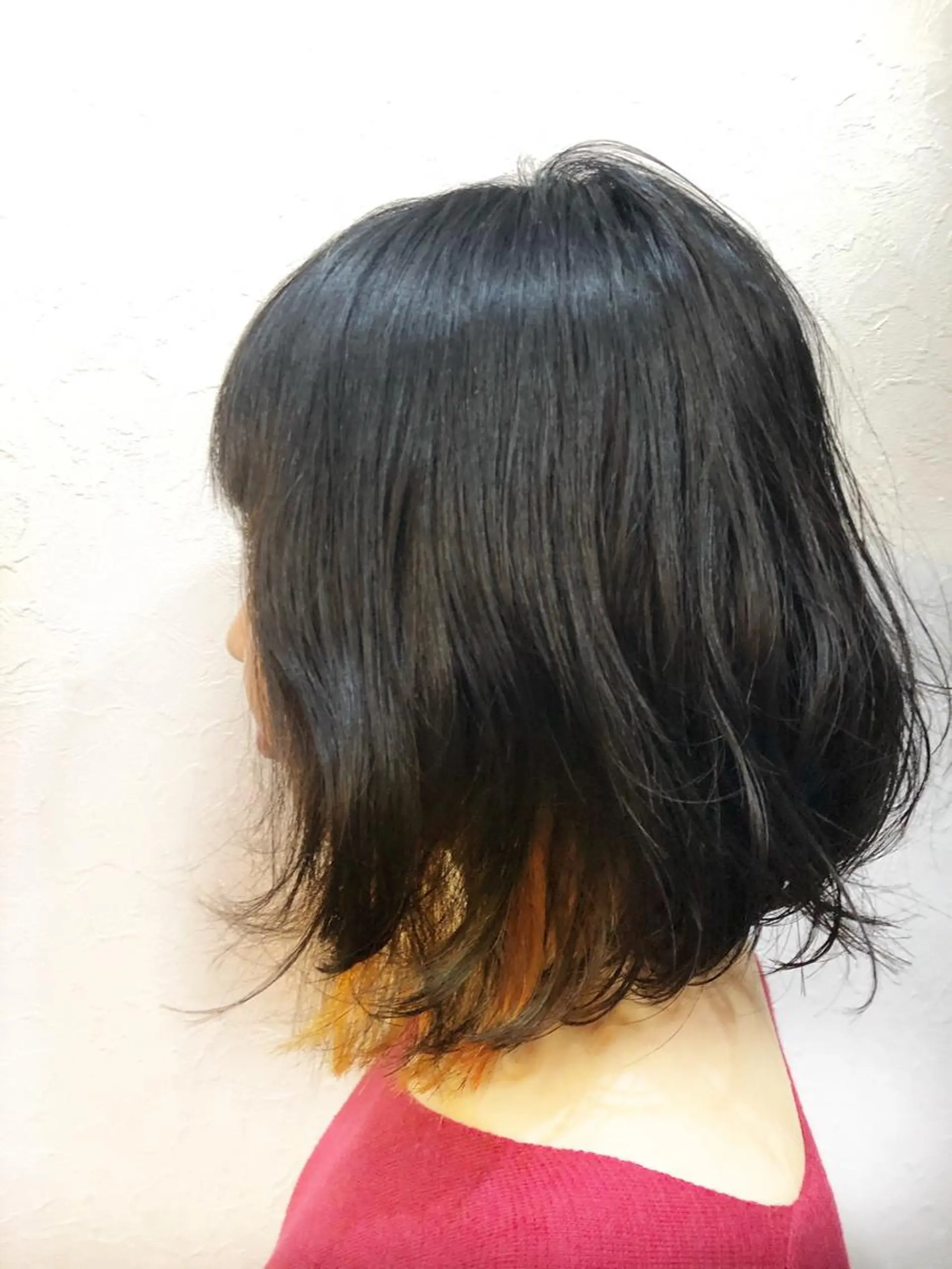 ミディアム カット ヘアカラー エクステ 韓国ヘア🤍髪質改善 🇰🇷AKANEのヘアスタイル