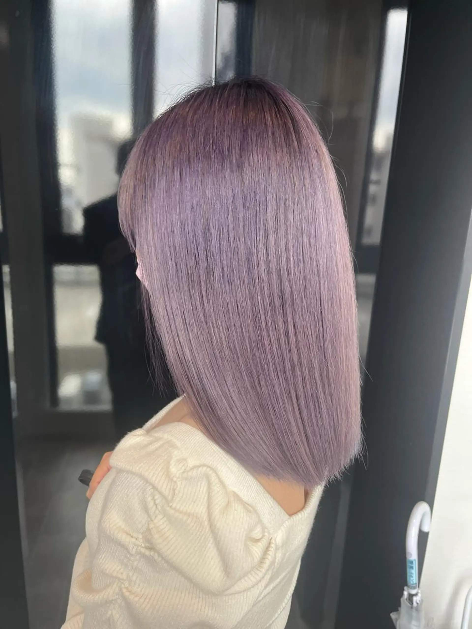 ミディアム ヘアカラー&縮毛矯正 STAR☆RIVERのヘアスタイル