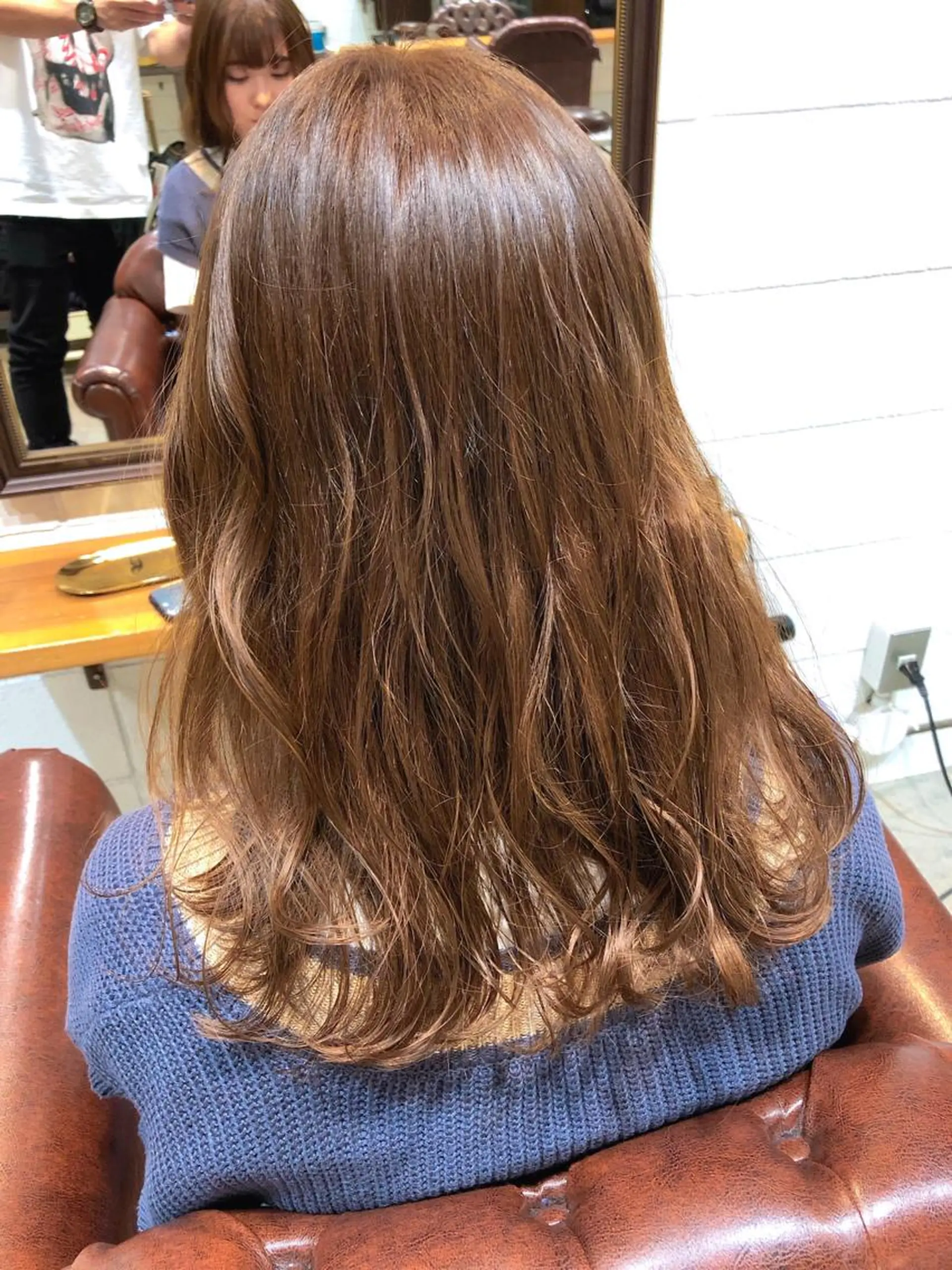 ロング カラー アッシュ ベージュカラー ハイトーンカラー ヘアカラー トリートメント ⭐️ハイクオリティ カラー杉本雄志⭐️のヘアスタイル
