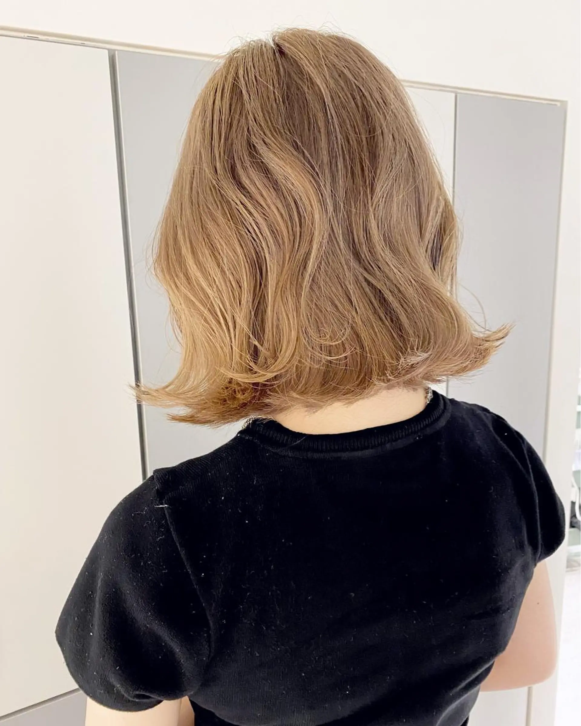 ミディアム ヘアカラー トリートメント LOVESTOIKE 堂本のヘアスタイル