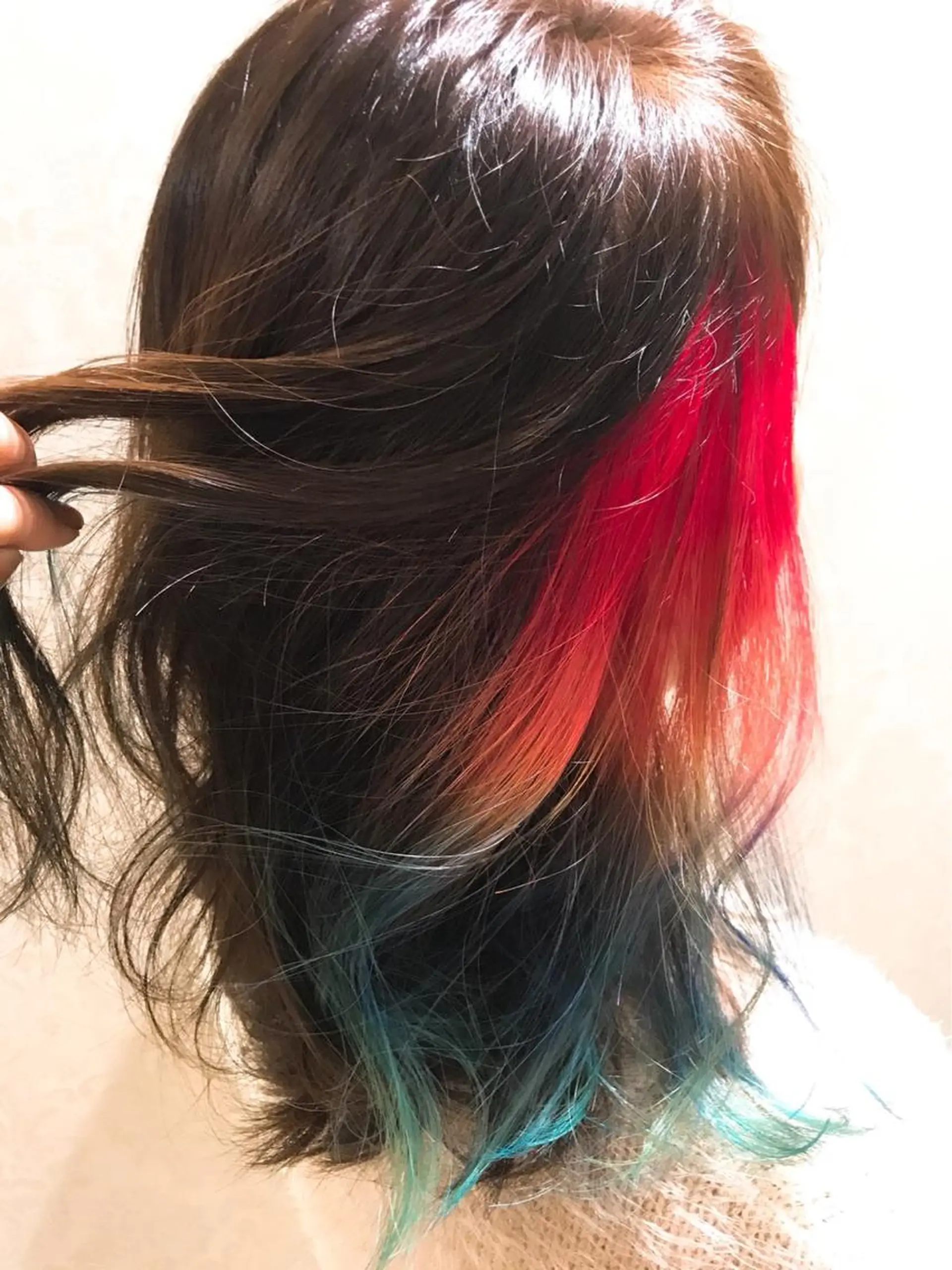 ミディアム カラー ヘアカラー 福田 武士のヘアスタイル