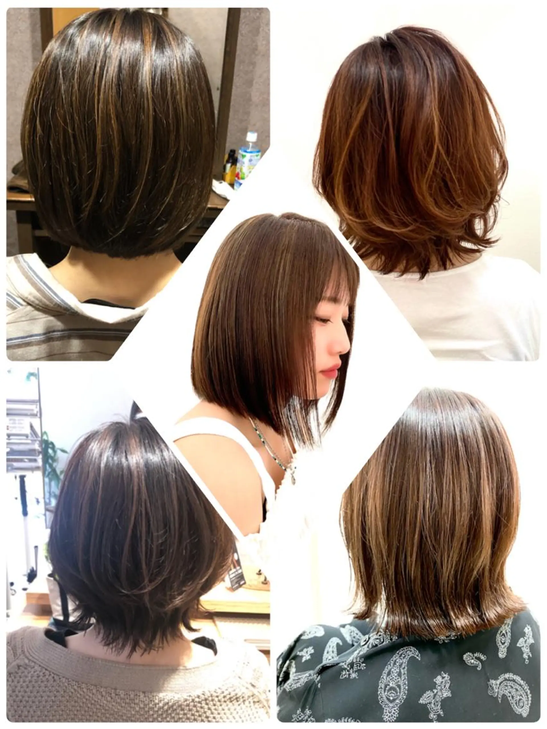 カラー ハイライトカラー OJIMA YUKAのヘアスタイル