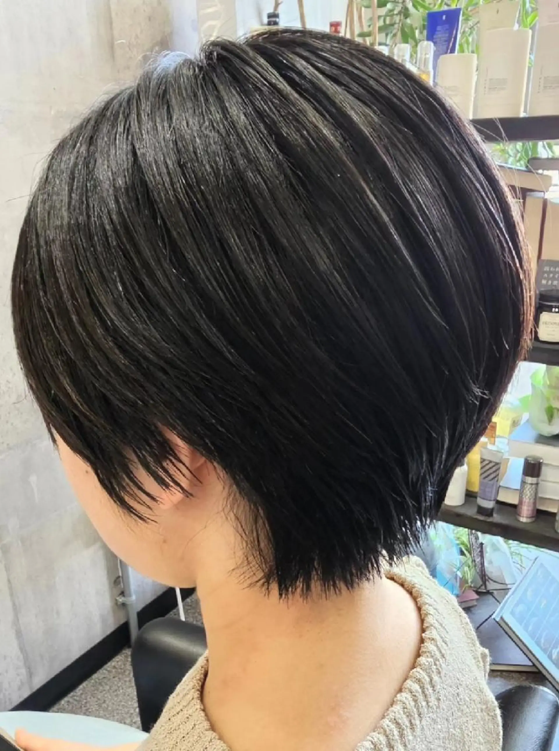 ショート 丸みショート ショートヘア カット ヘッドスパ 黒田 かな子のヘアスタイル