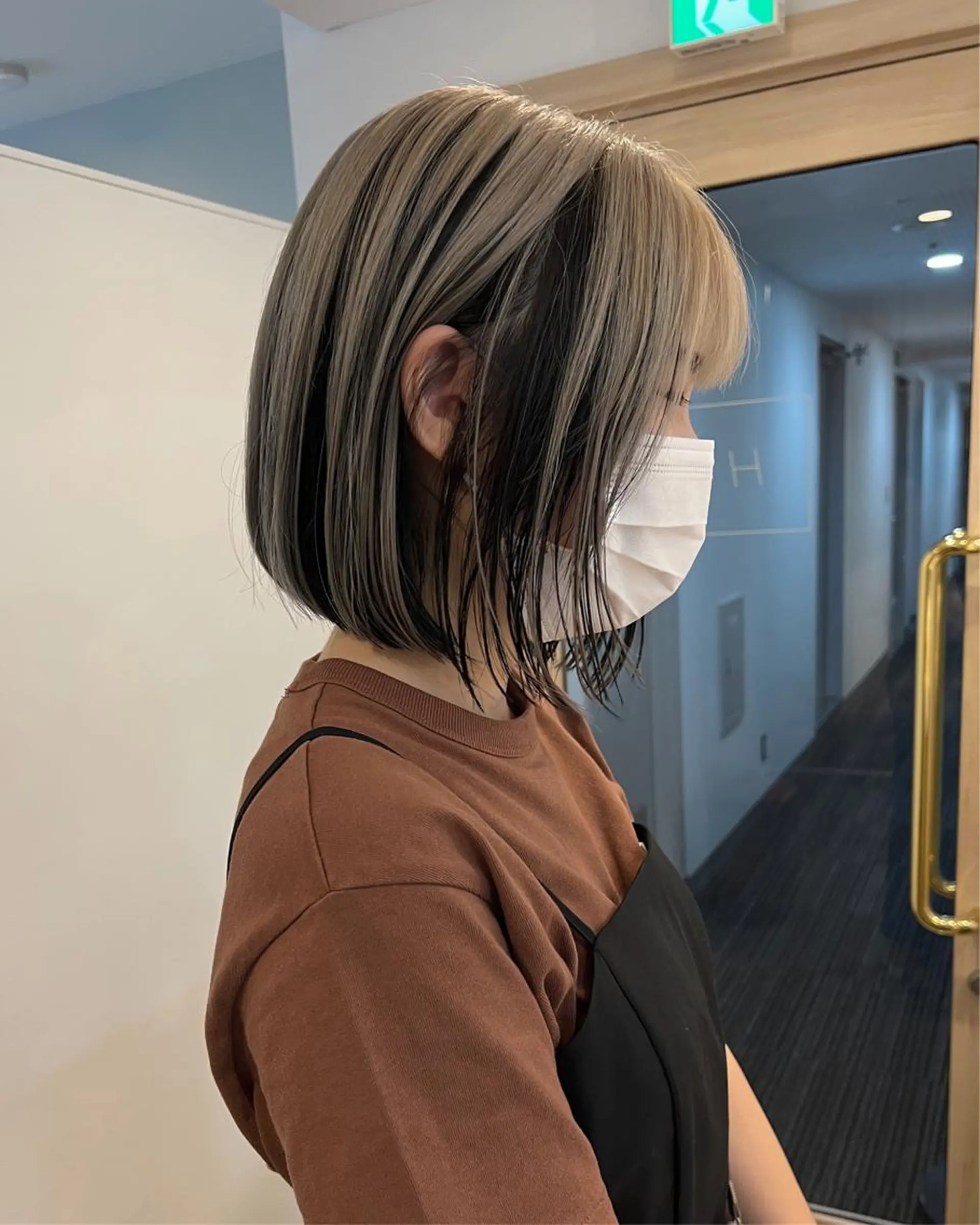 ミディアム カラー kakeru/ボブ パーマ/レイヤーのヘアスタイル