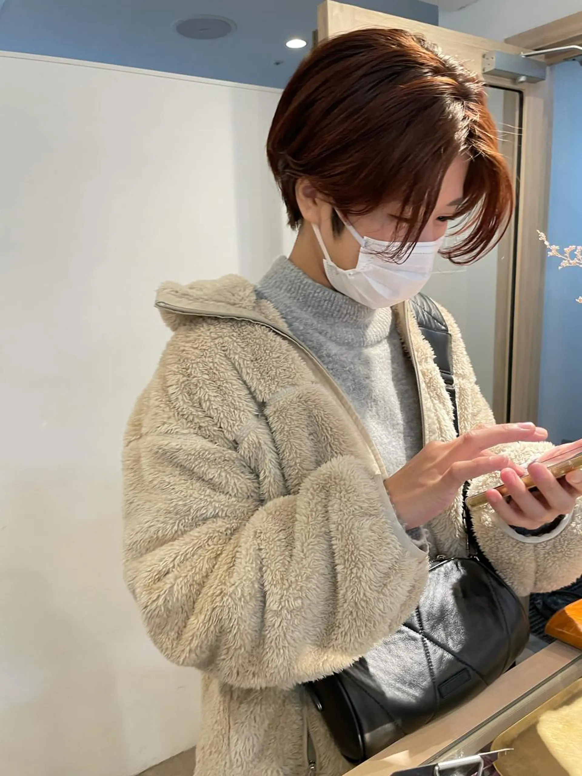 ショート カット ヘアカラー トリートメント 大迫 江梨のヘアスタイル