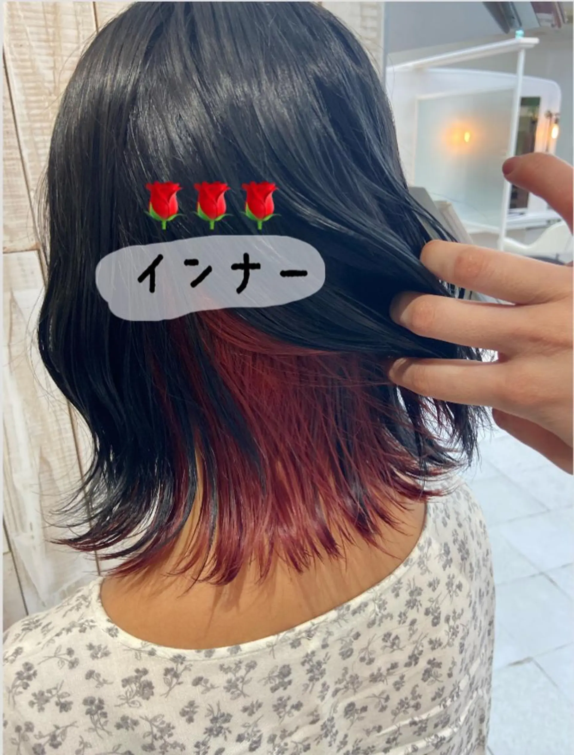 ミディアム ベージュカラー/ いぢちるみのヘアスタイル