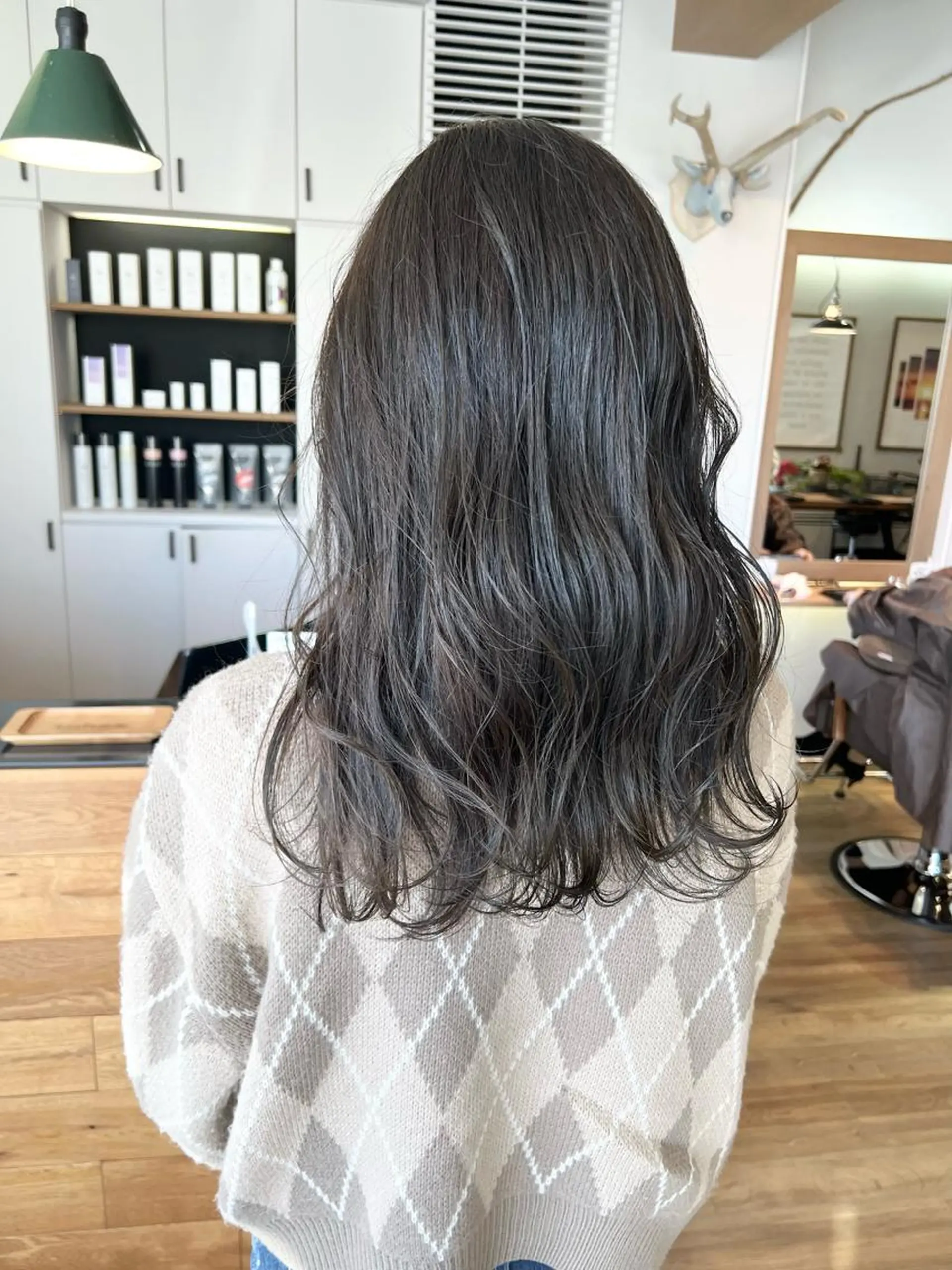 カラー グレージュ カーキグレージュ カット ヘアカラー トリートメント 堀 望美のヘアスタイル