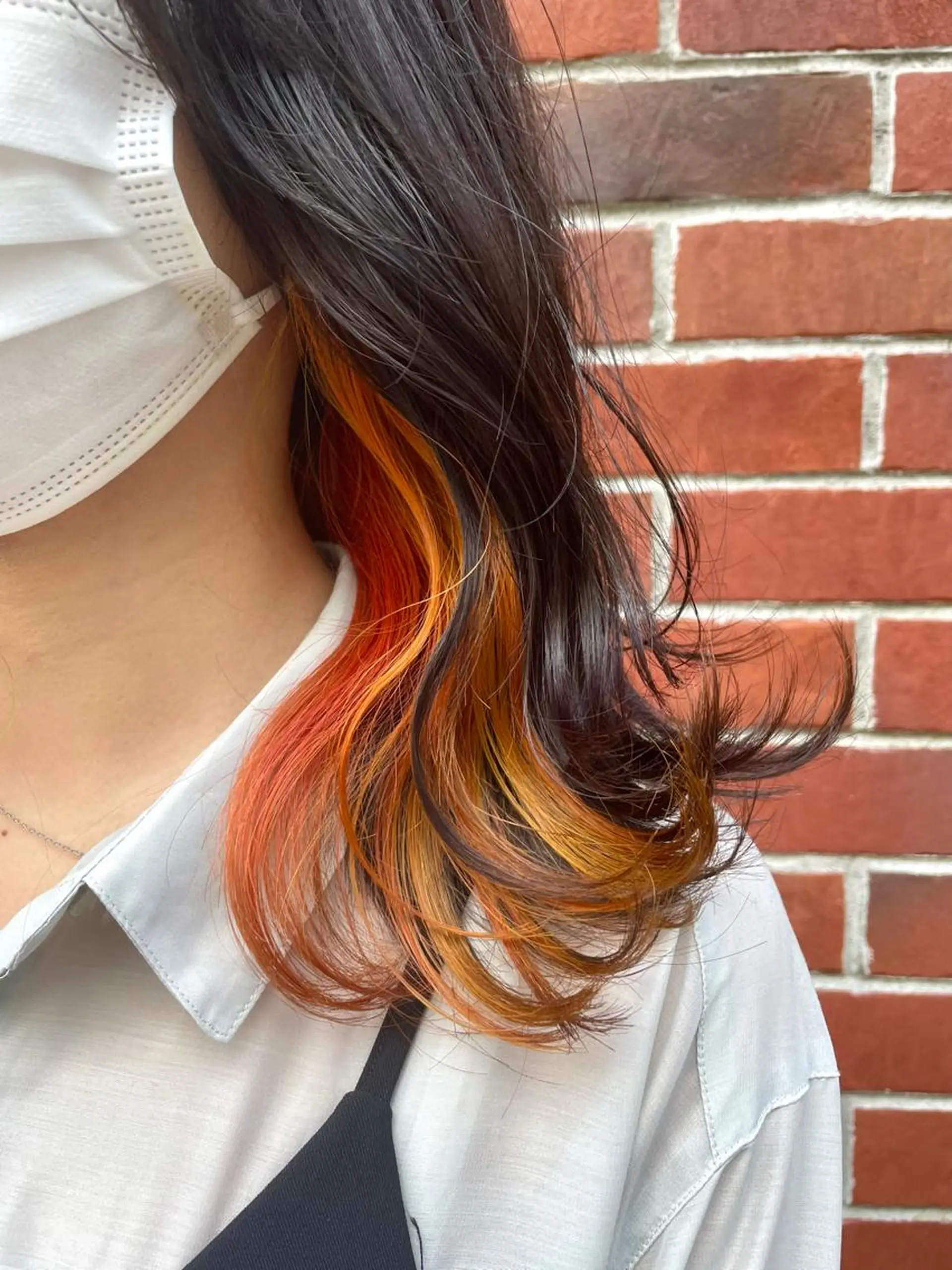 セミロング 小林 愛花のヘアスタイル