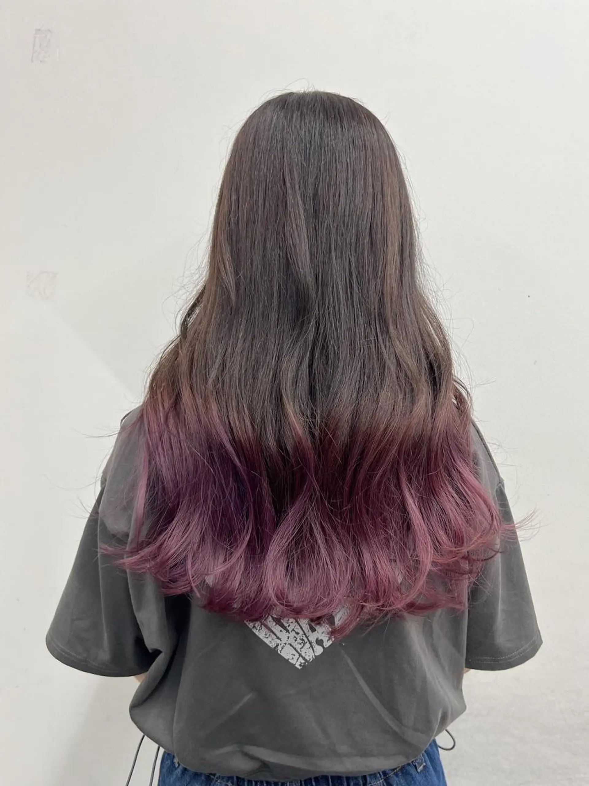 ロング カラー アディクシーカラー アッシュ ブルーカラー ダークアッシュ グレージュ 【公式】amble luxe池袋東口🩷のヘアスタイル