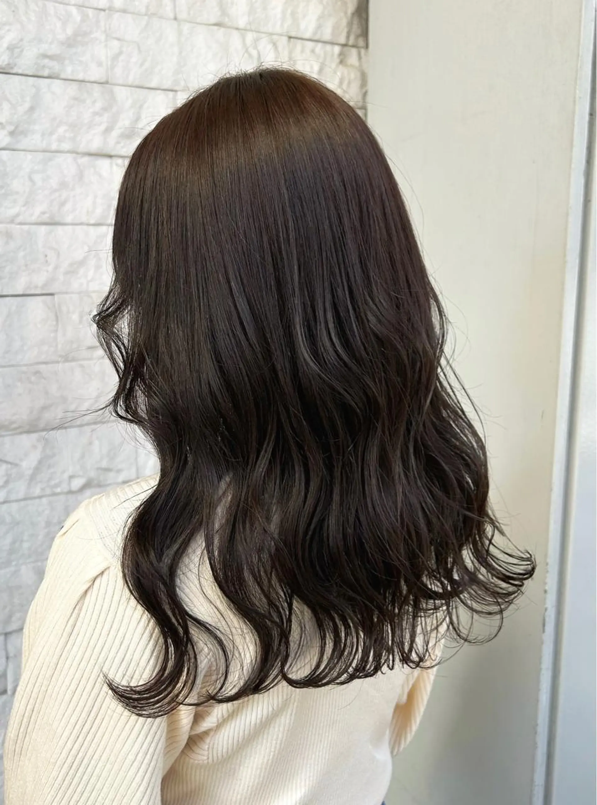 ロング 川﨑 真歩のヘアスタイル