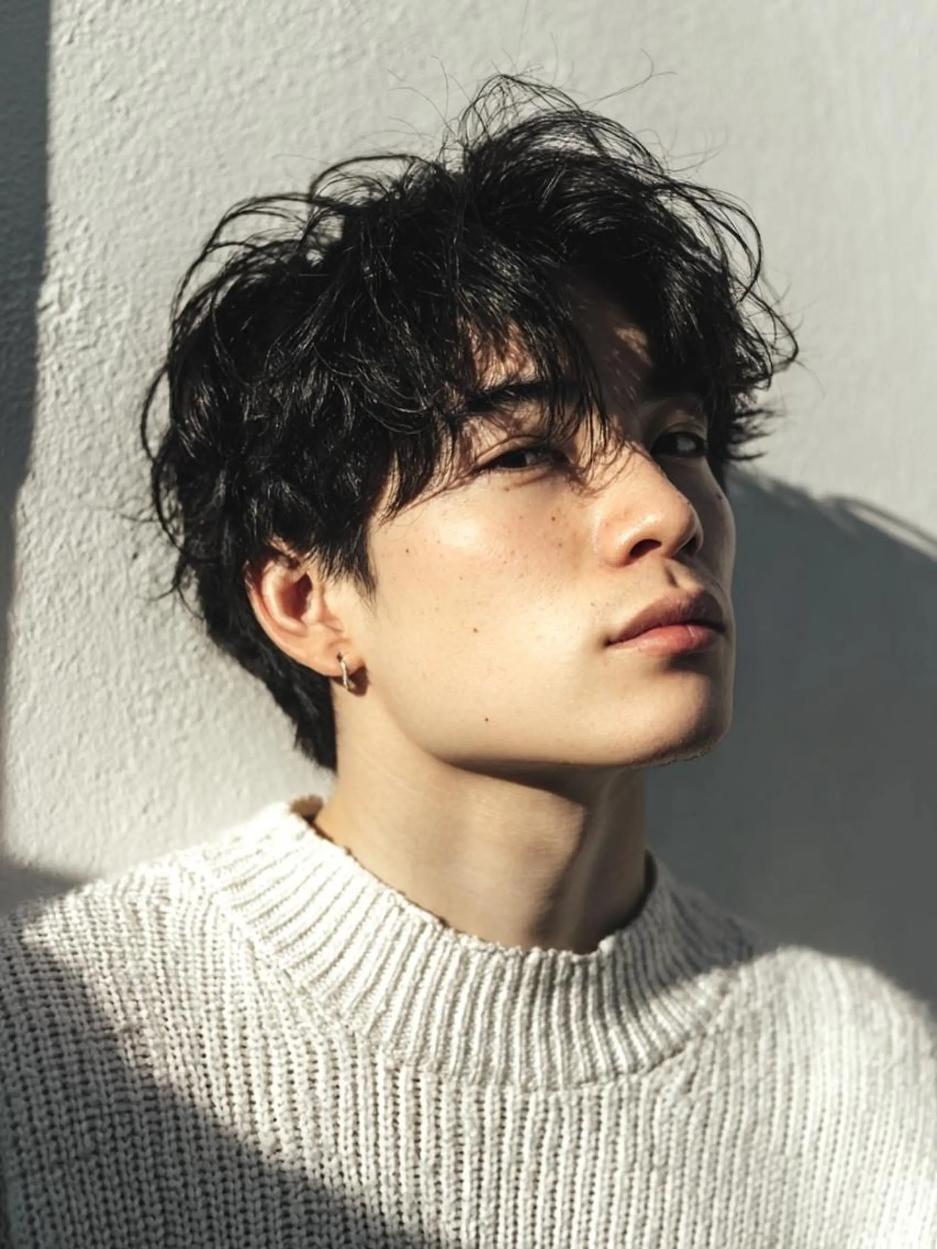 ミディアム カット パーマ 💫お呼ばれヘア💫 men's✨ともえ✨のヘアスタイル