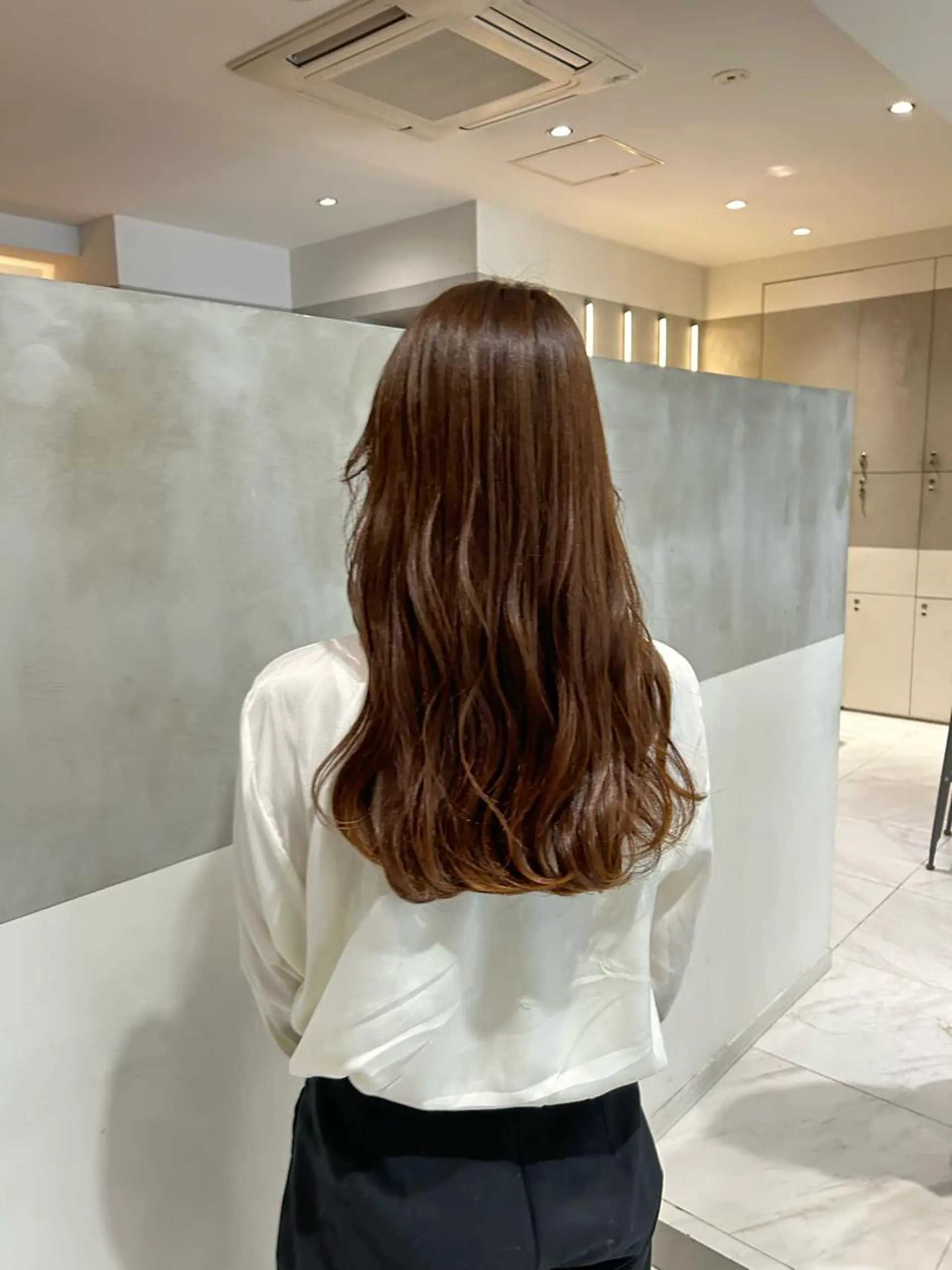 ロング ヘアカラー トリートメント ヘアセット ナチュラル/韓国💎 haruka 💎のヘアスタイル