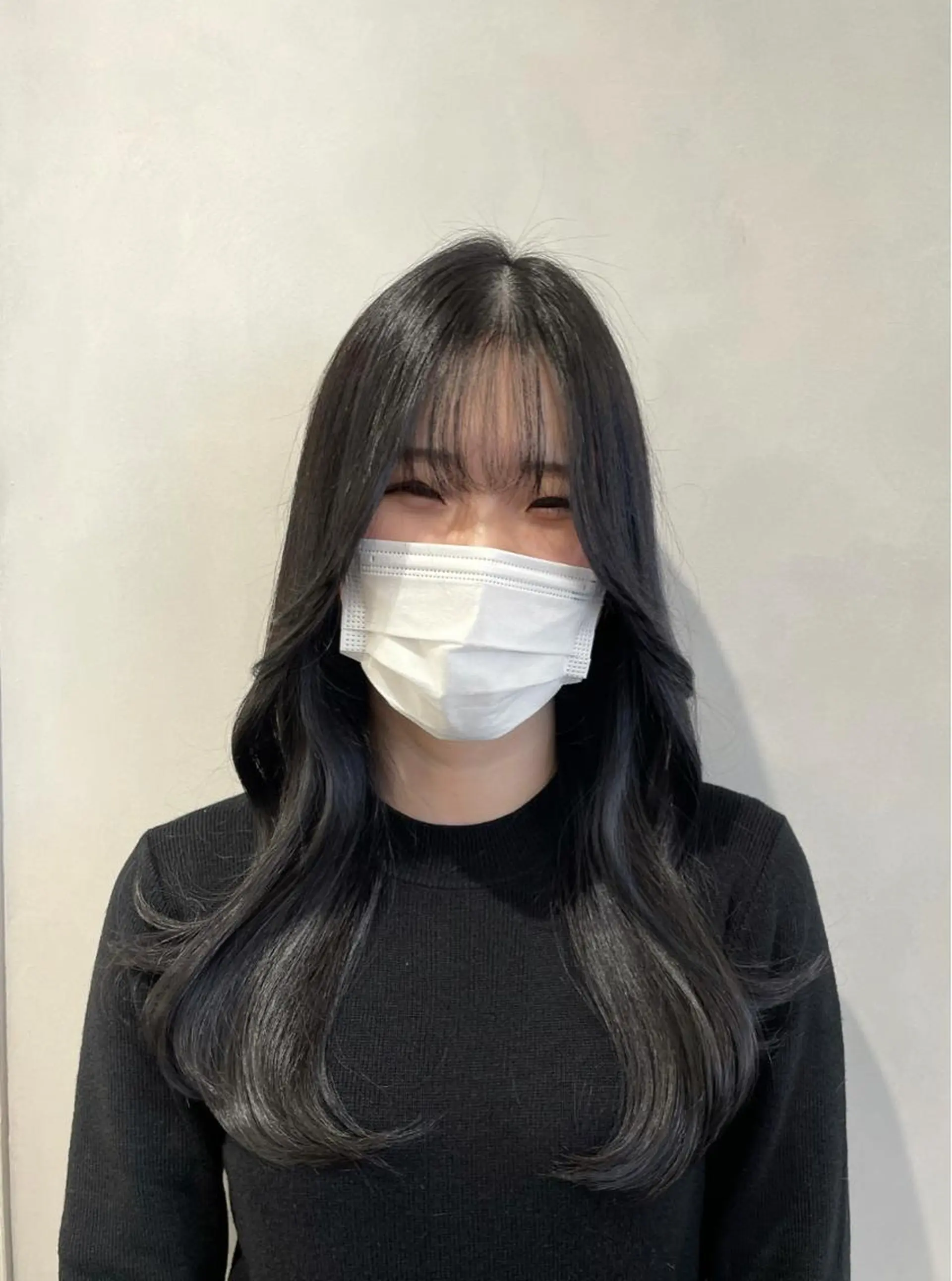 ロング 韓国風ヘア レイヤーカット ❤︎︎韓国ヘア❤︎︎ 𝑺𝒉𝒊𝒉𝒐のヘアスタイル