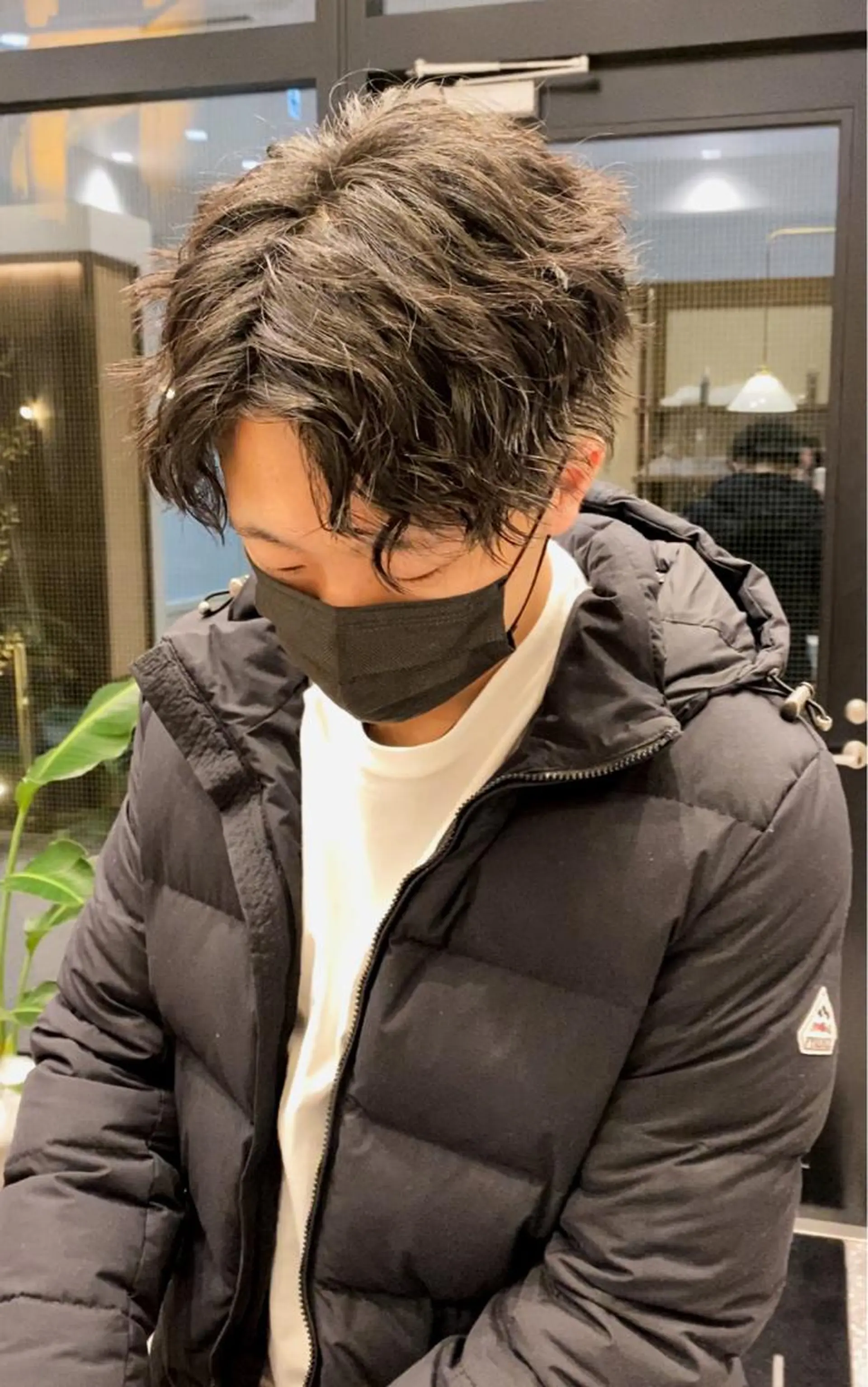 パーマ メンズ 鈴木 啓介のヘアスタイル