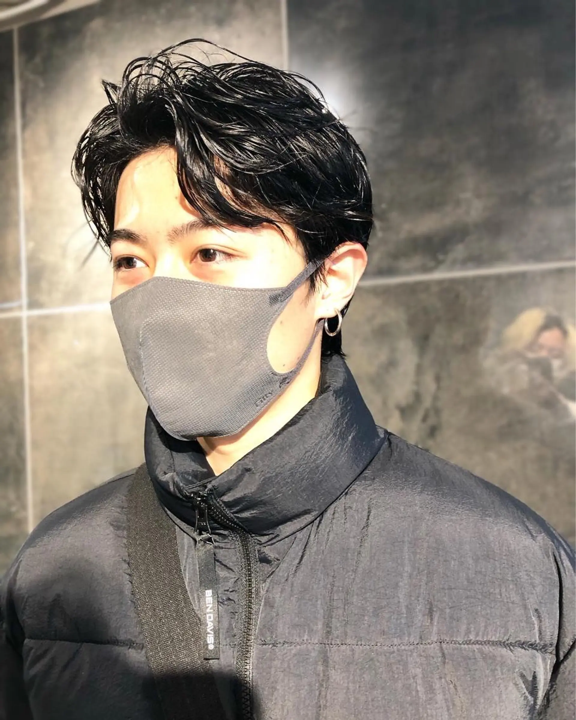 ヘアアレンジ メンズ メンズ韓国風 メンズパーマ カット トリートメント ヘアセット メンズ特化✂️栗原 侑也のヘアスタイル