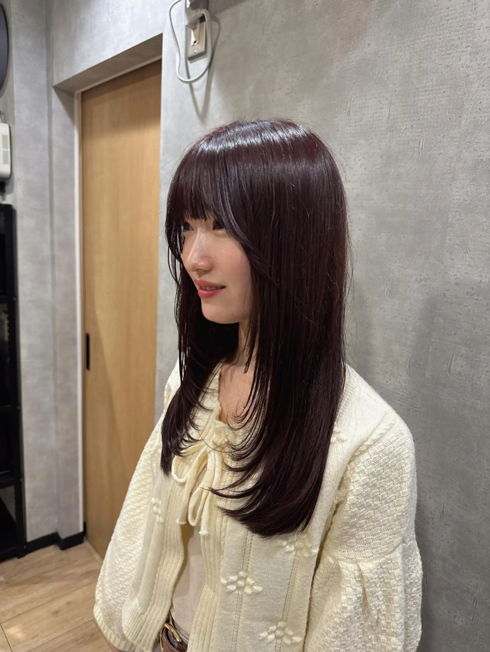 セミロング カラー カット ヘアカラー トリートメント トレンド透明感カラー ☘️大貫 昂涼🐹のヘアスタイル