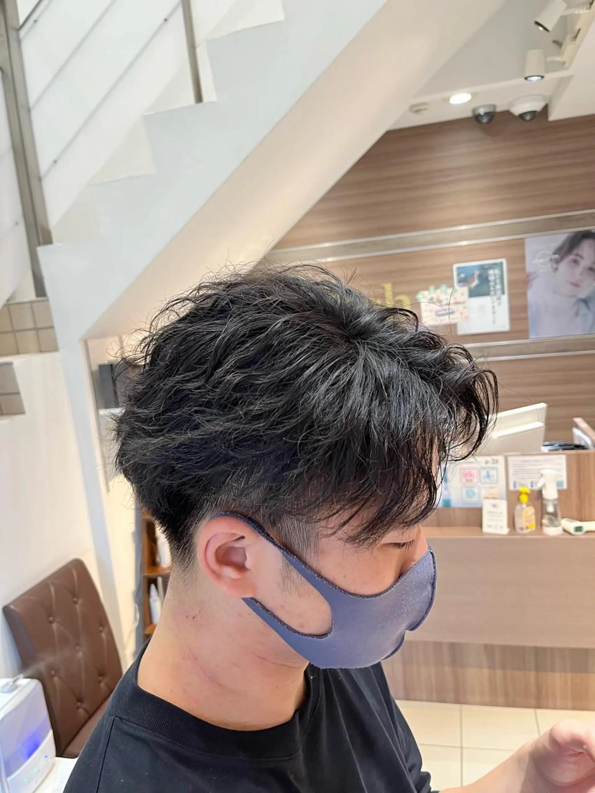 パーマ メンズ カット パーマ 佐々木 拓海のヘアスタイル