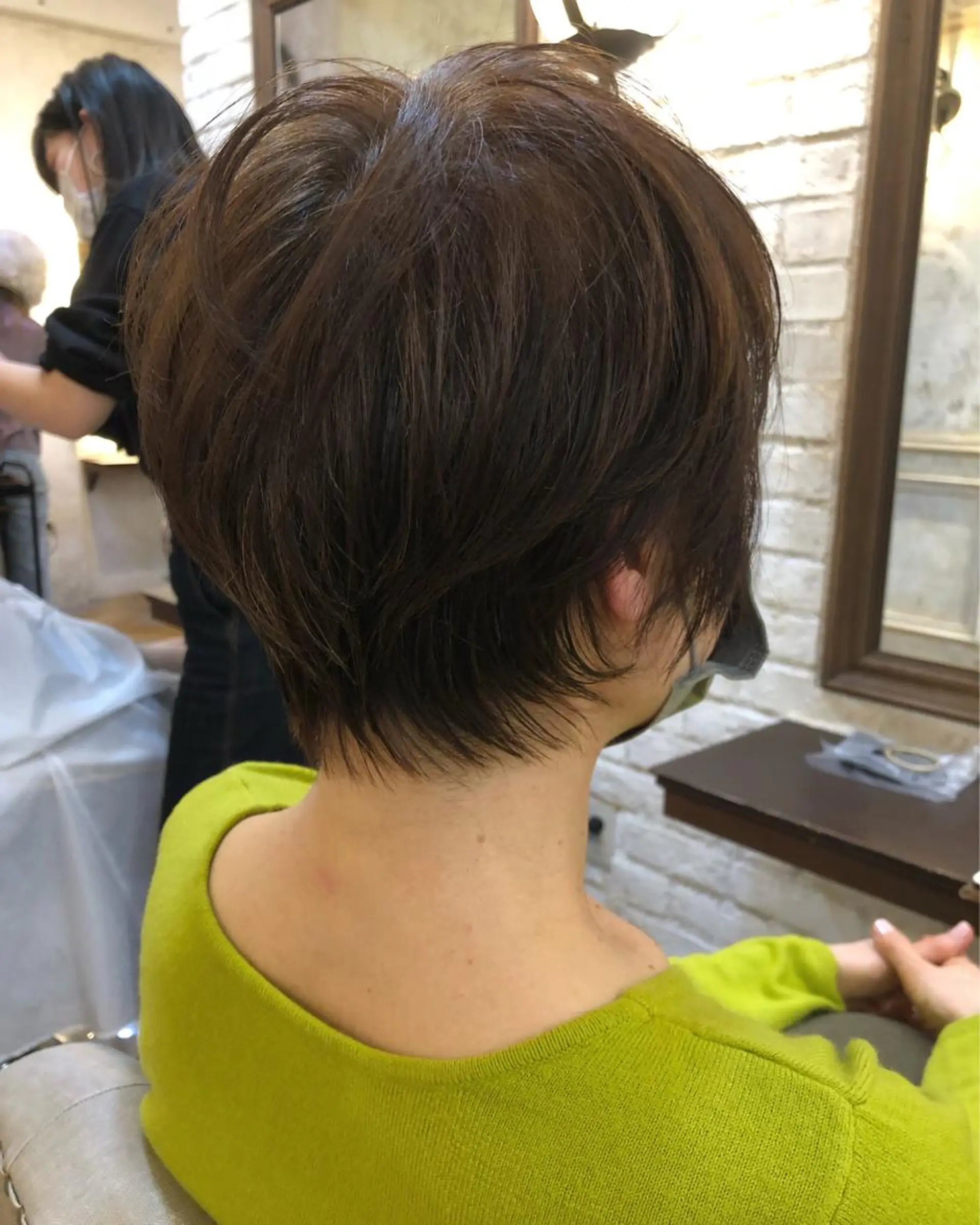 ショート カラー セン北徒歩５分 キシタクのヘアスタイル