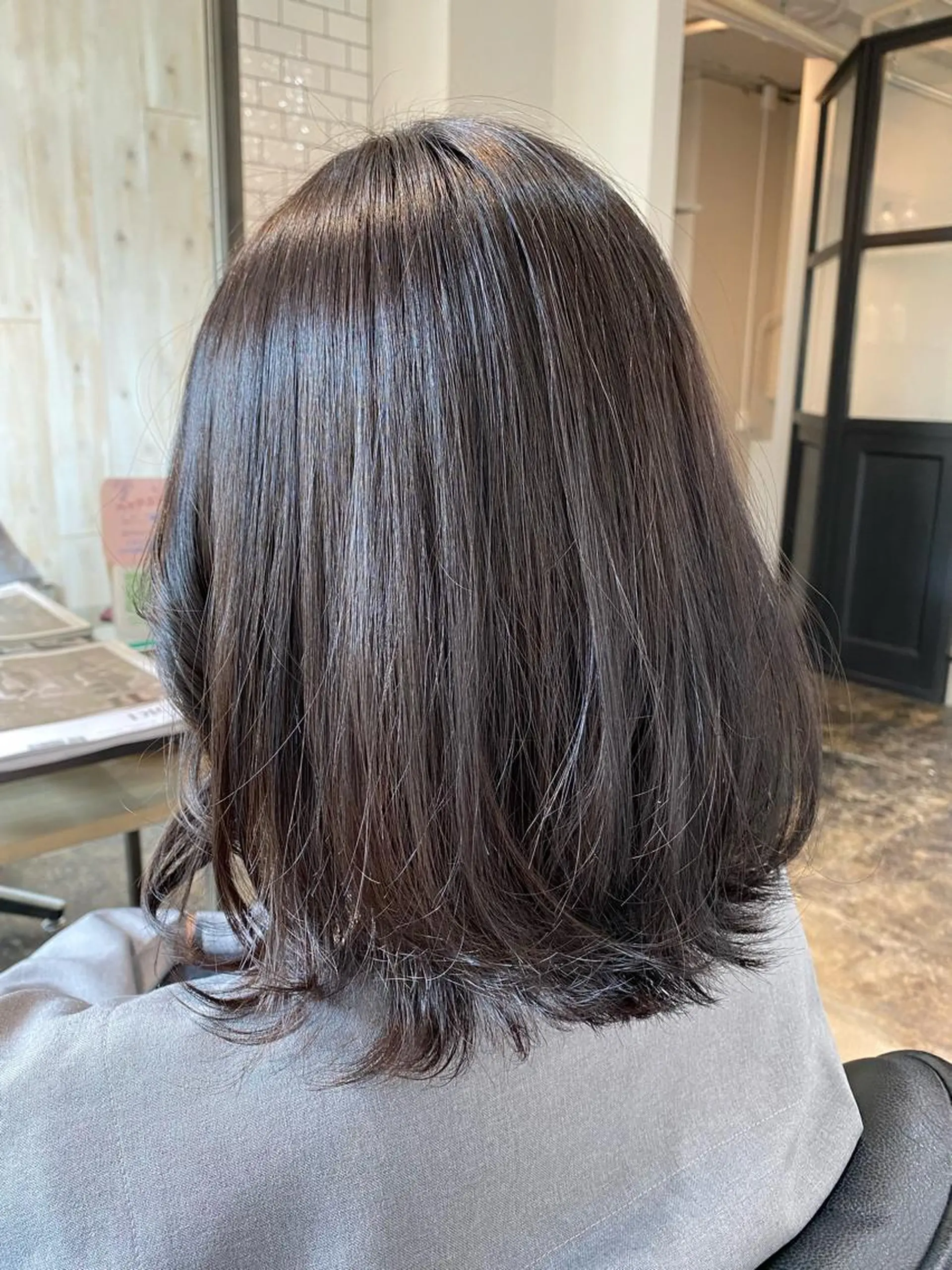 ミディアム カラー グレージュ ヘアカラー トリートメント アレンジ指名 no.1✨ｈａｋｏのヘアスタイル