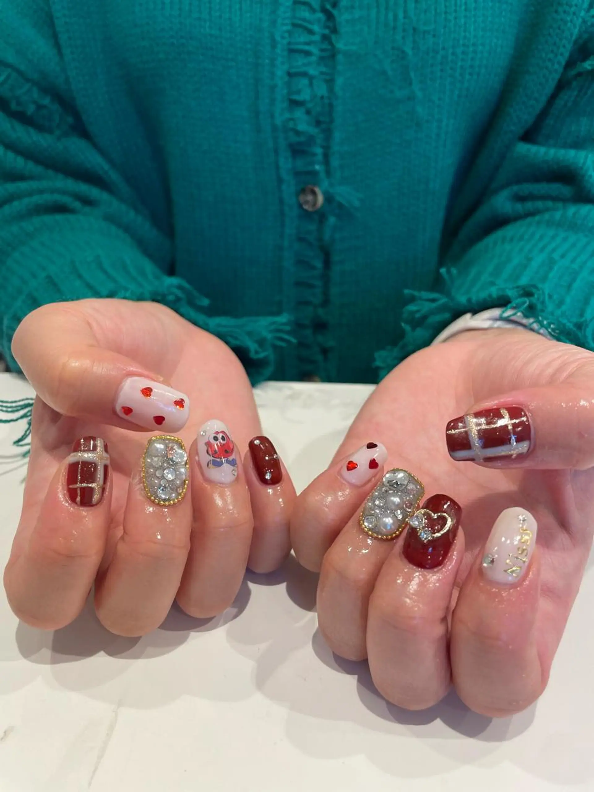 ネイル 束感まつ毛/ネイル/ LED♥KIRARAのマツエク・マツパデザイン