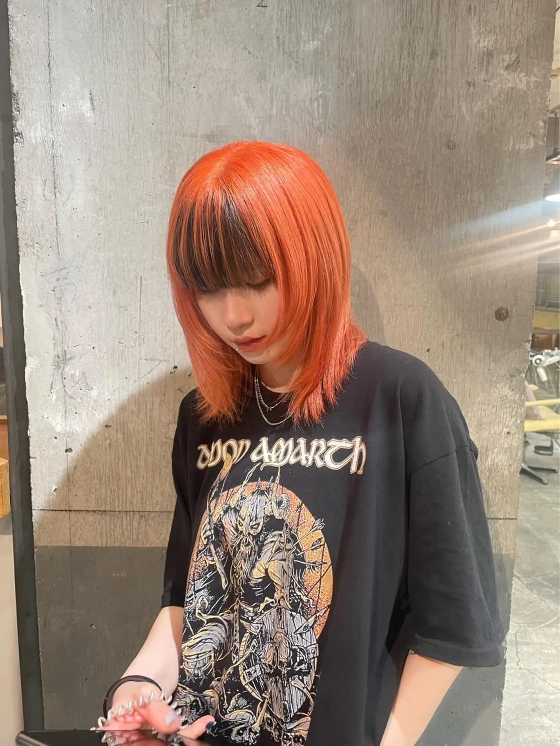 ミディアム カラー 海外レイヤー /NAGISAのヘアスタイル