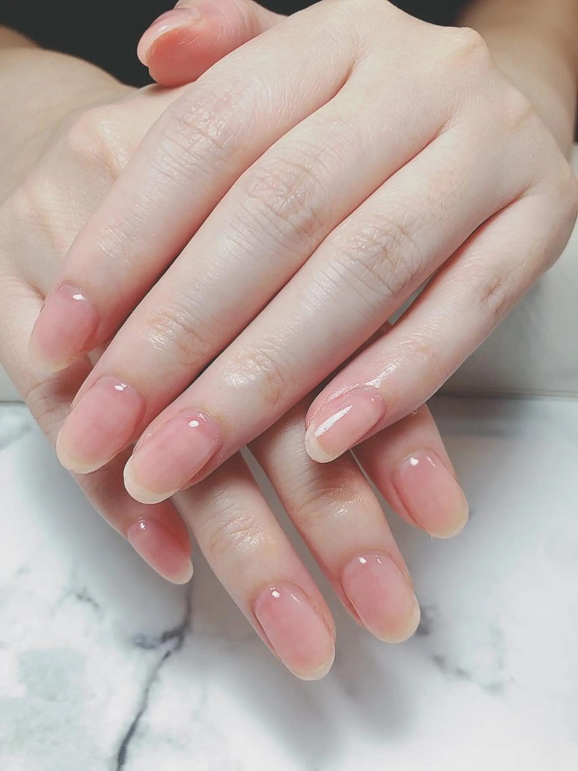 ネイル アートネイル ジェルネイル ニュアンスネイル パラジェル Nailist Honamiのネイルデザイン