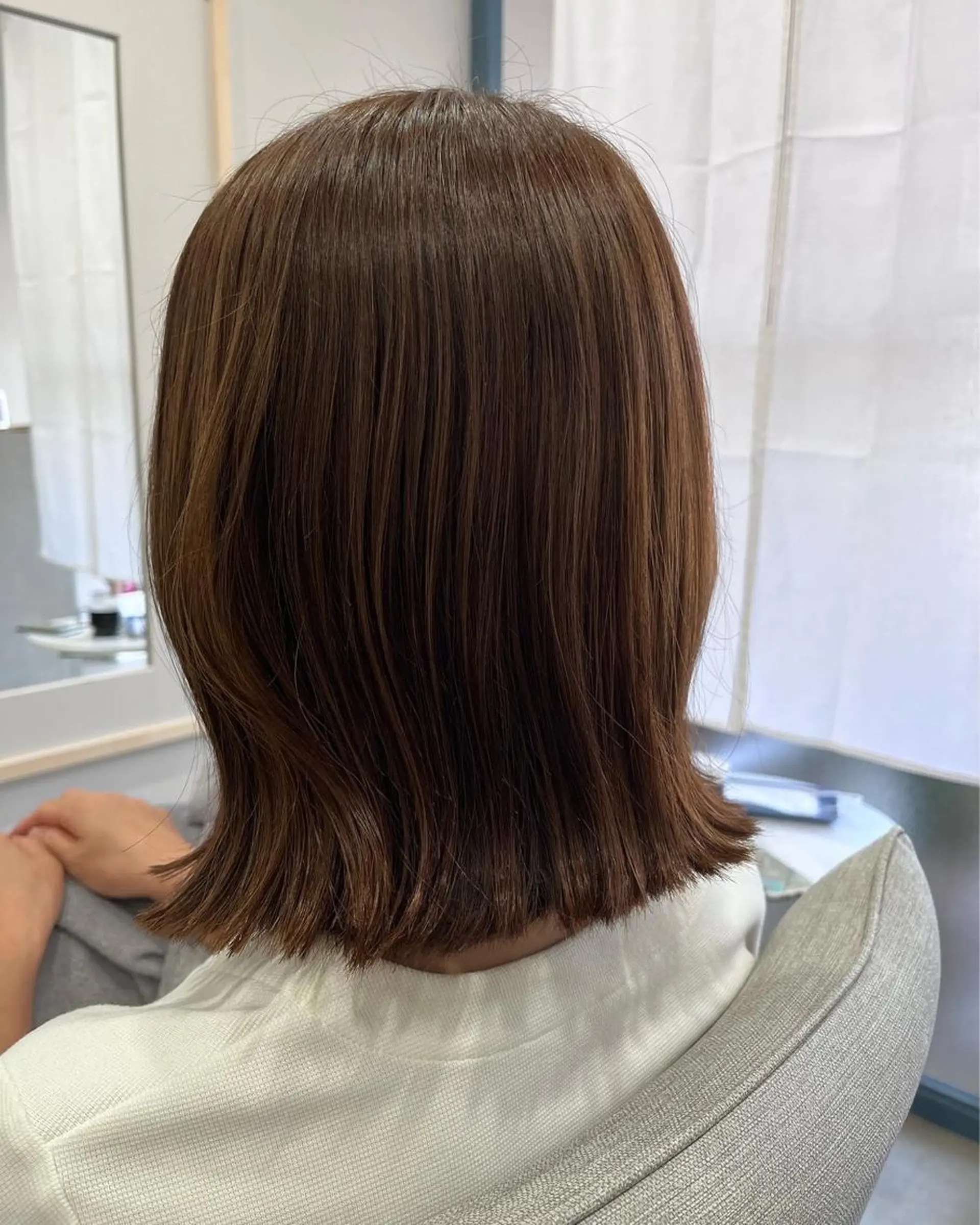 ミディアム カラー liL  hair サトウリョウタのヘアスタイル