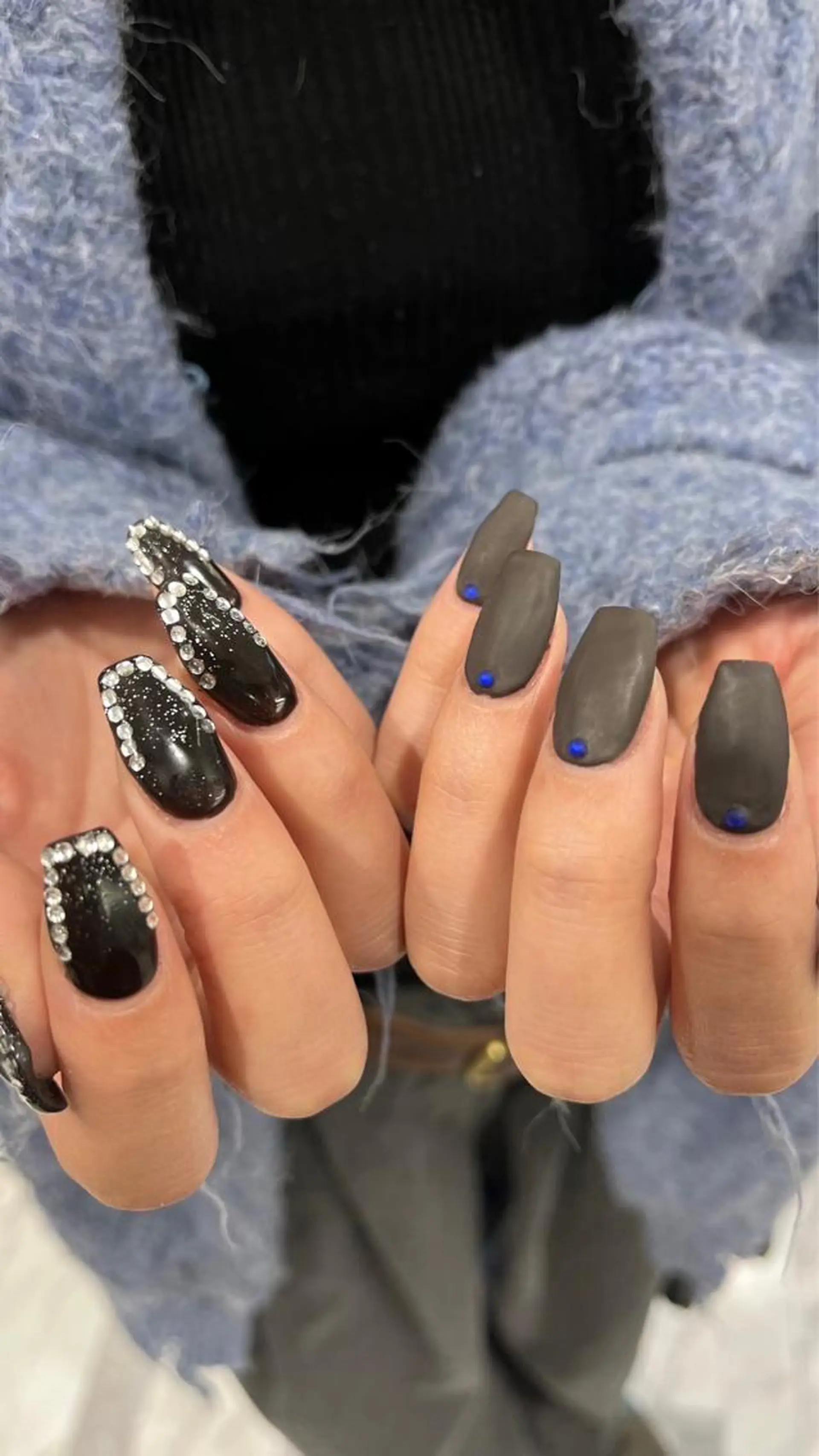 カラー ネイル マツエク・マツパ マットネイル ストーンネイル mai🤍縮毛酸性ス トレート/アイリストのヘアスタイル