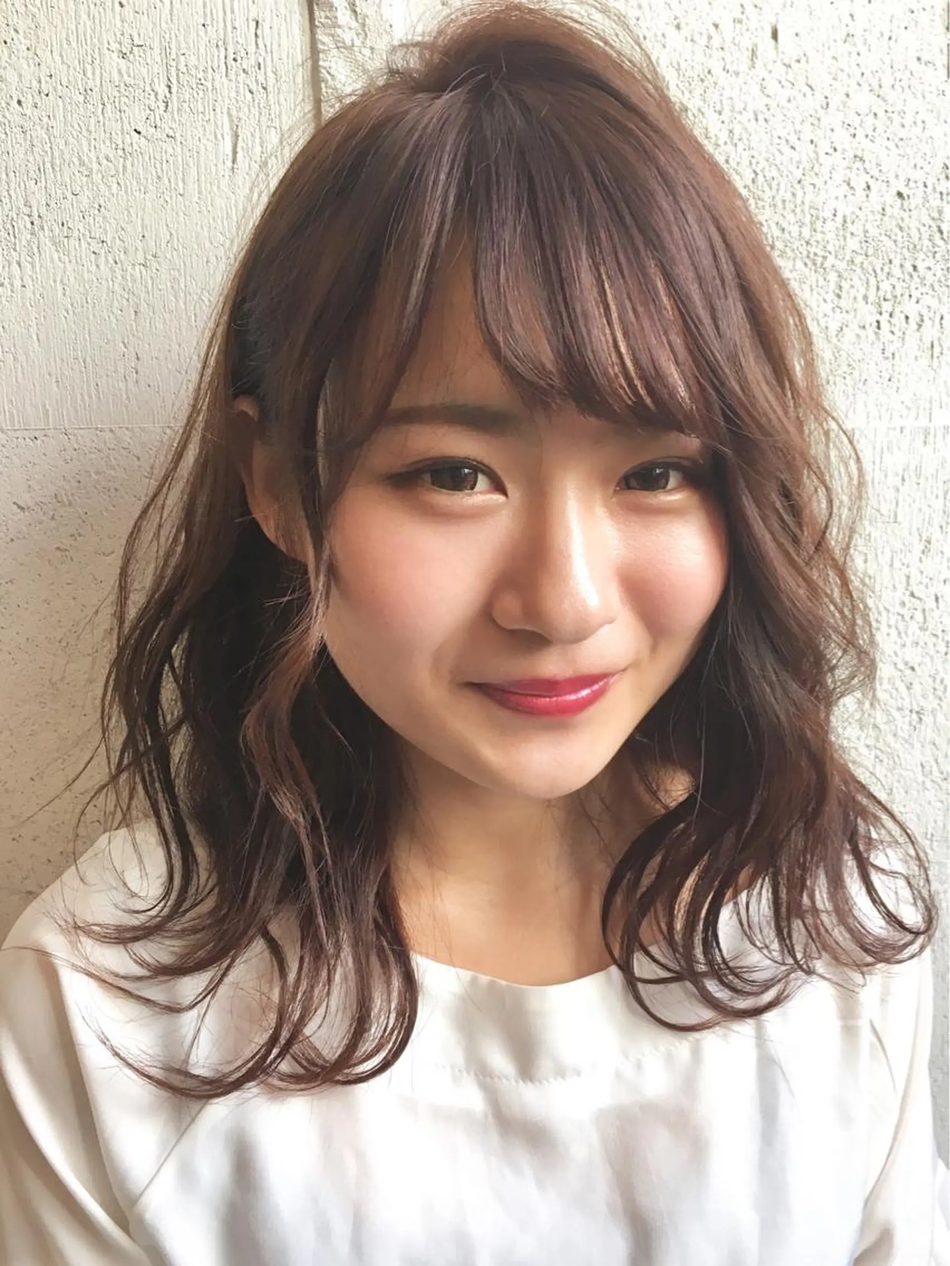 ミディアム カラー レイヤー/大人メンズ パーマ🌀 平島拓也のヘアスタイル