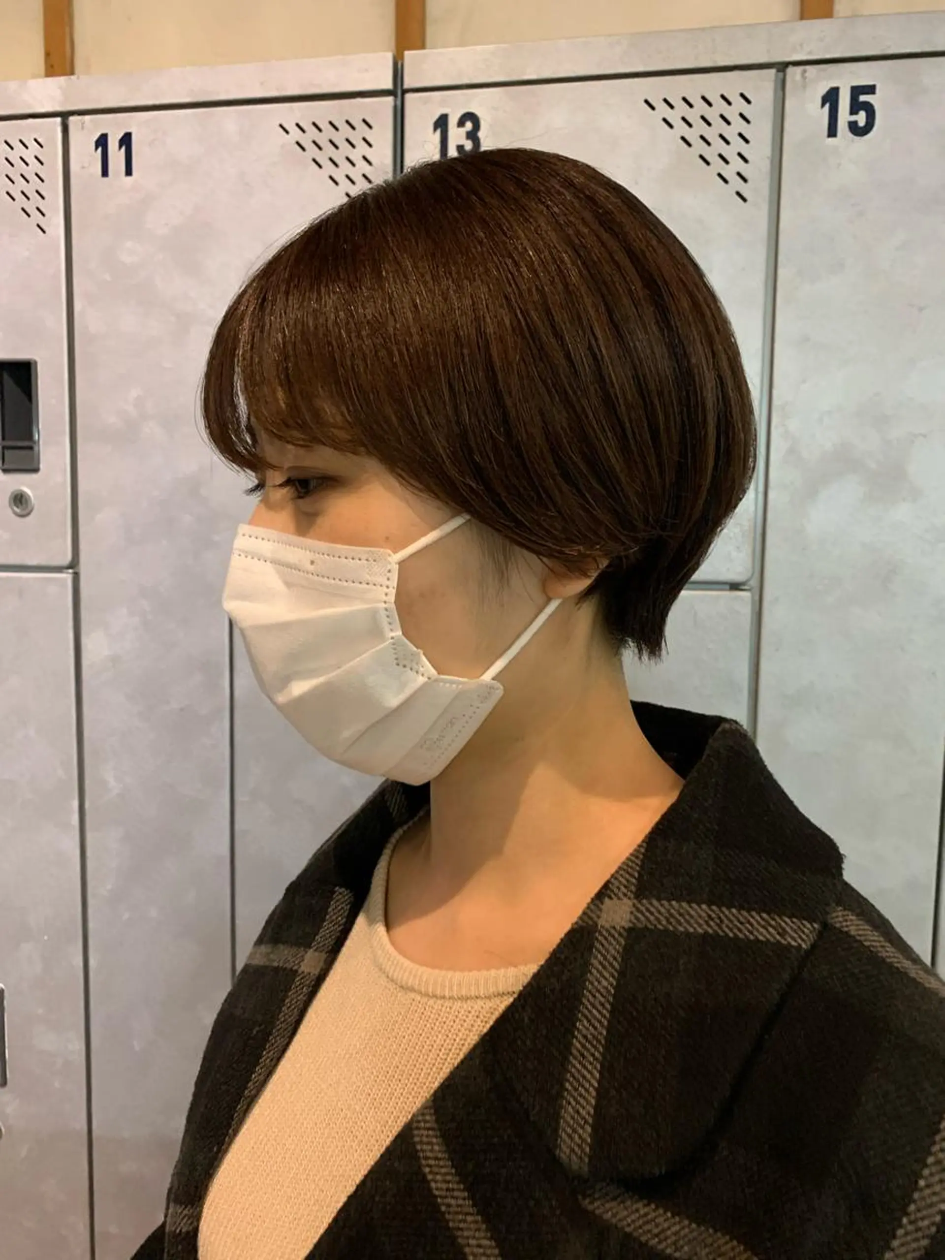 ショート ボブ/ベージュ/ パーマ🪿近森ゆいのヘアスタイル