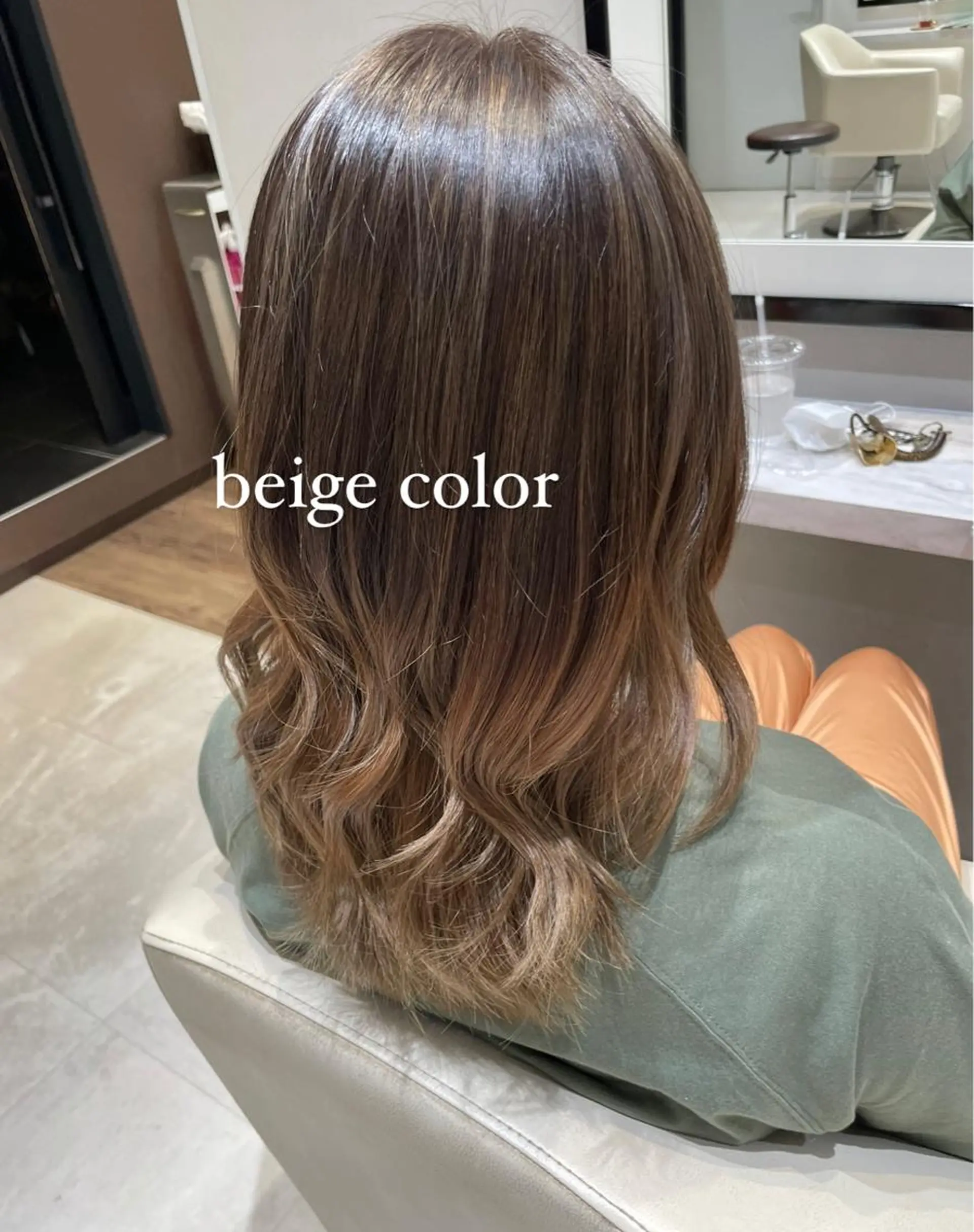 ロング レイヤーカット k-twoたき✨艶感 カラー／美髪矯正のヘアスタイル