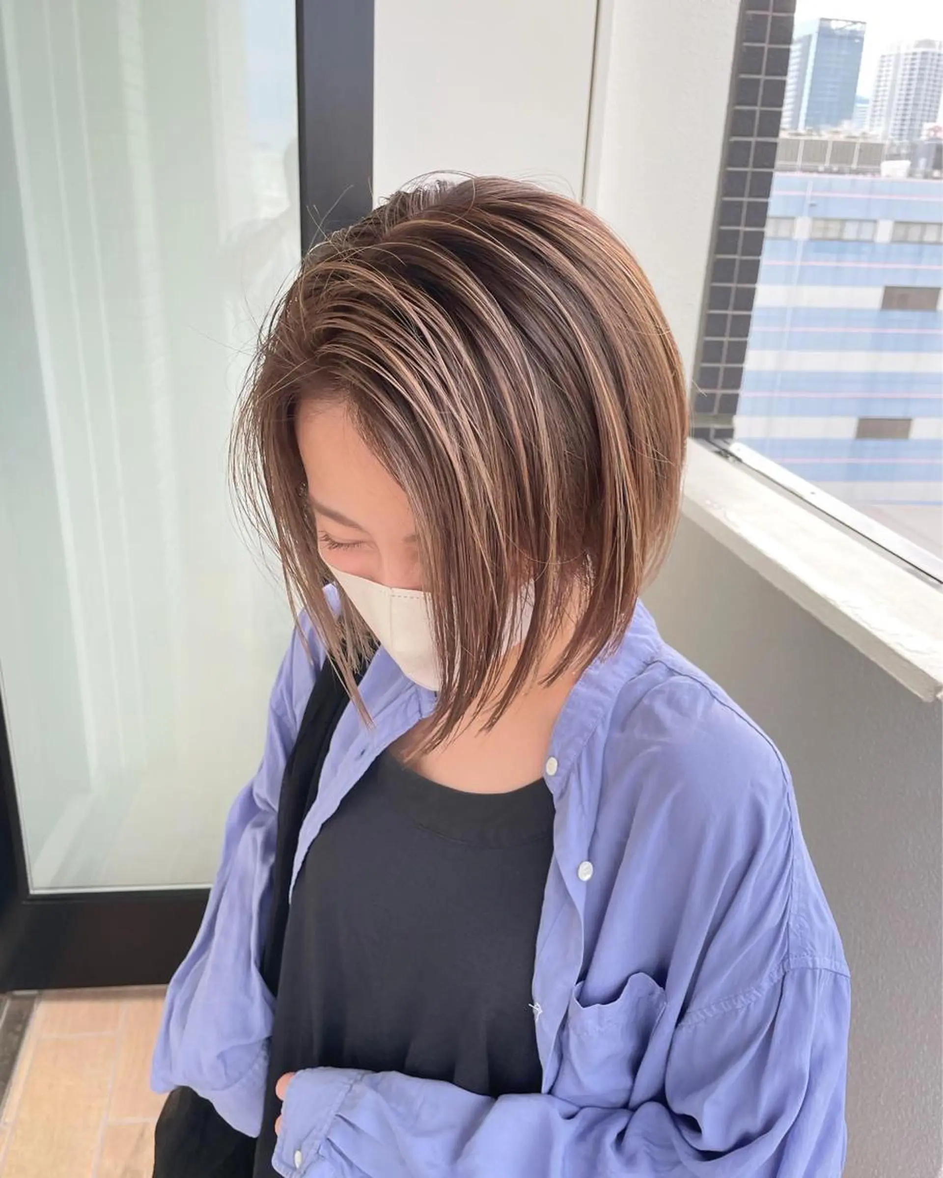 ショート カラー カット ヘアカラー トリートメント ヘアセット メンズ特化 パーマ/オザワのヘアスタイル