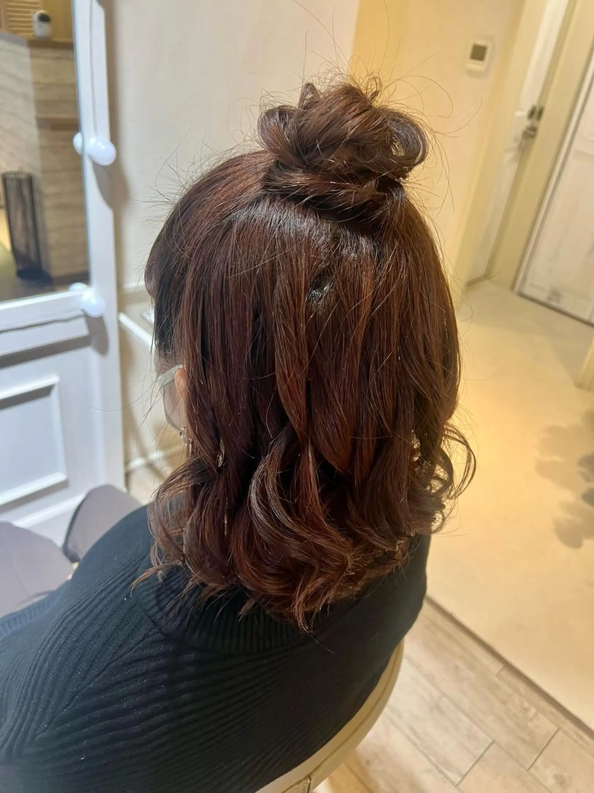 ミディアム 人見知りさんでも安心 奥田 里佳子のヘアスタイル