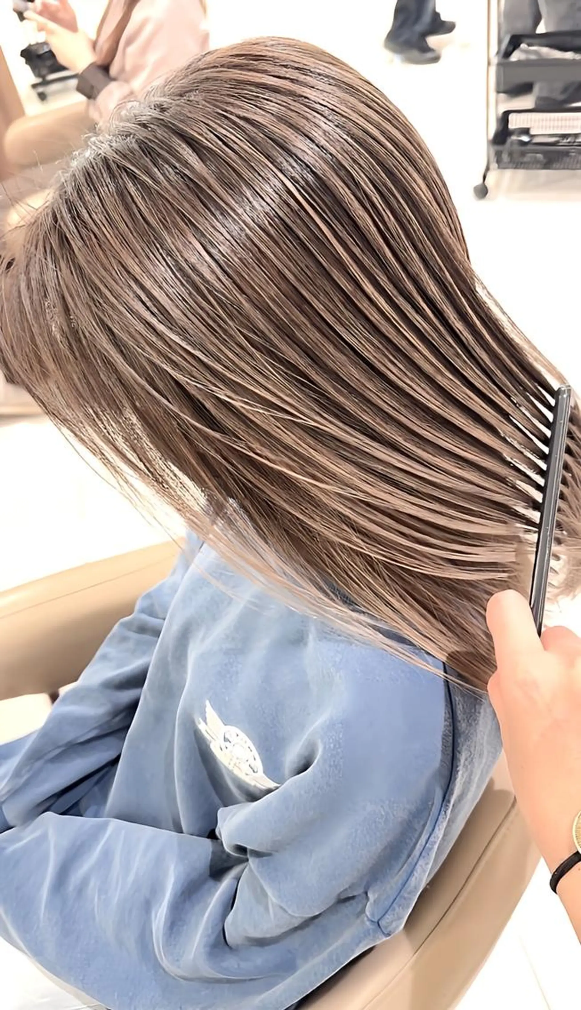 カラー 髪質改善 ヘアカラー トリートメント ＡＳＨ大宮/ブリーチ 髪質改善/カラーのヘアスタイル