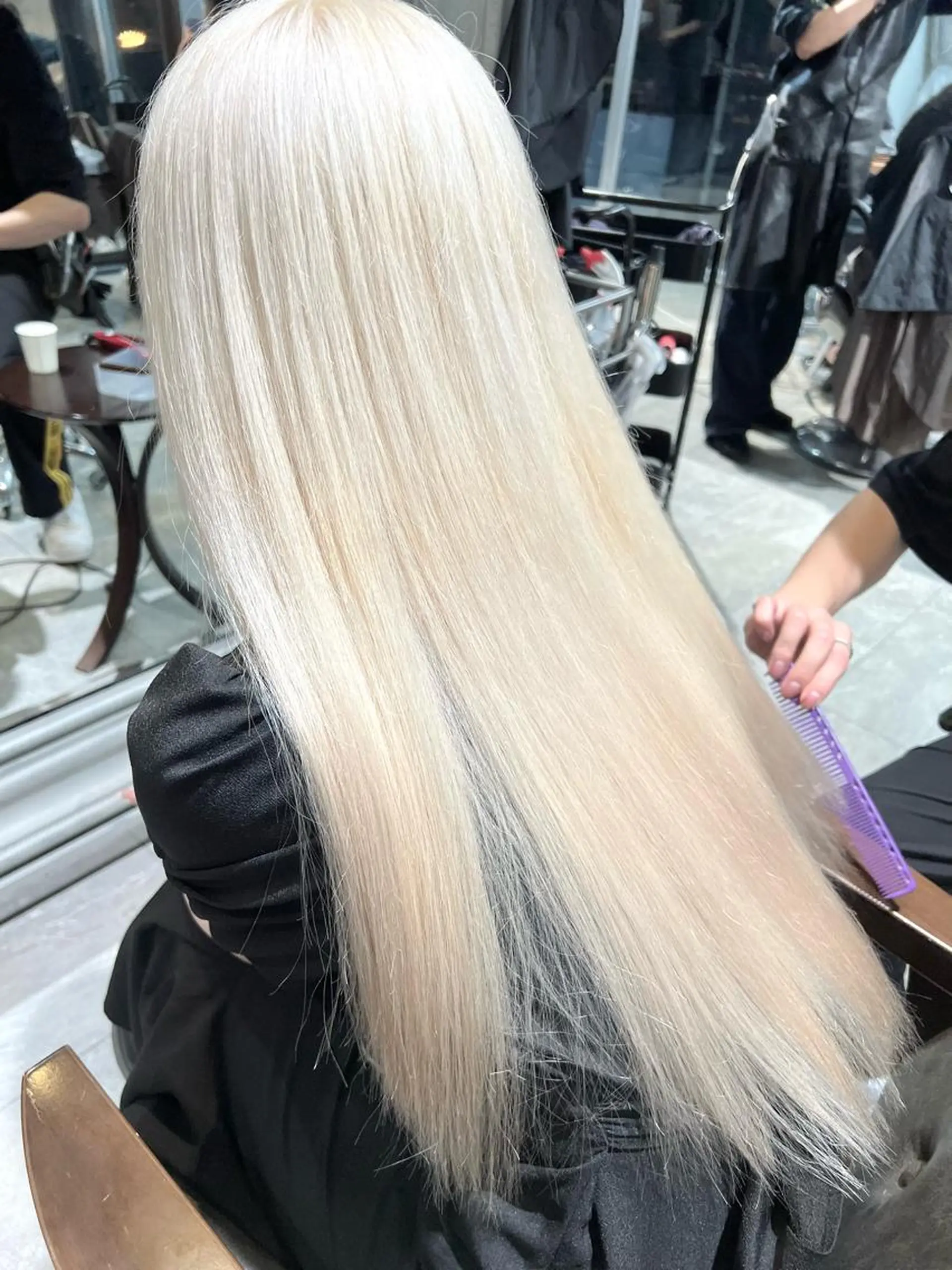 セミロング カラー ヘアアレンジ ネイル ヘアカラー トリートメント ヘアセット 🌈インナーカラー ‘ショウマ’🌈のヘアスタイル