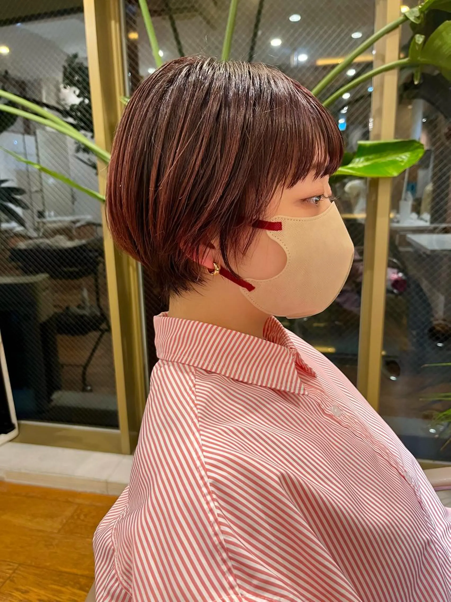 ショート カラー ヘアカラー 門崎未依/レイヤー/ メンズカット🪿🌼のヘアスタイル