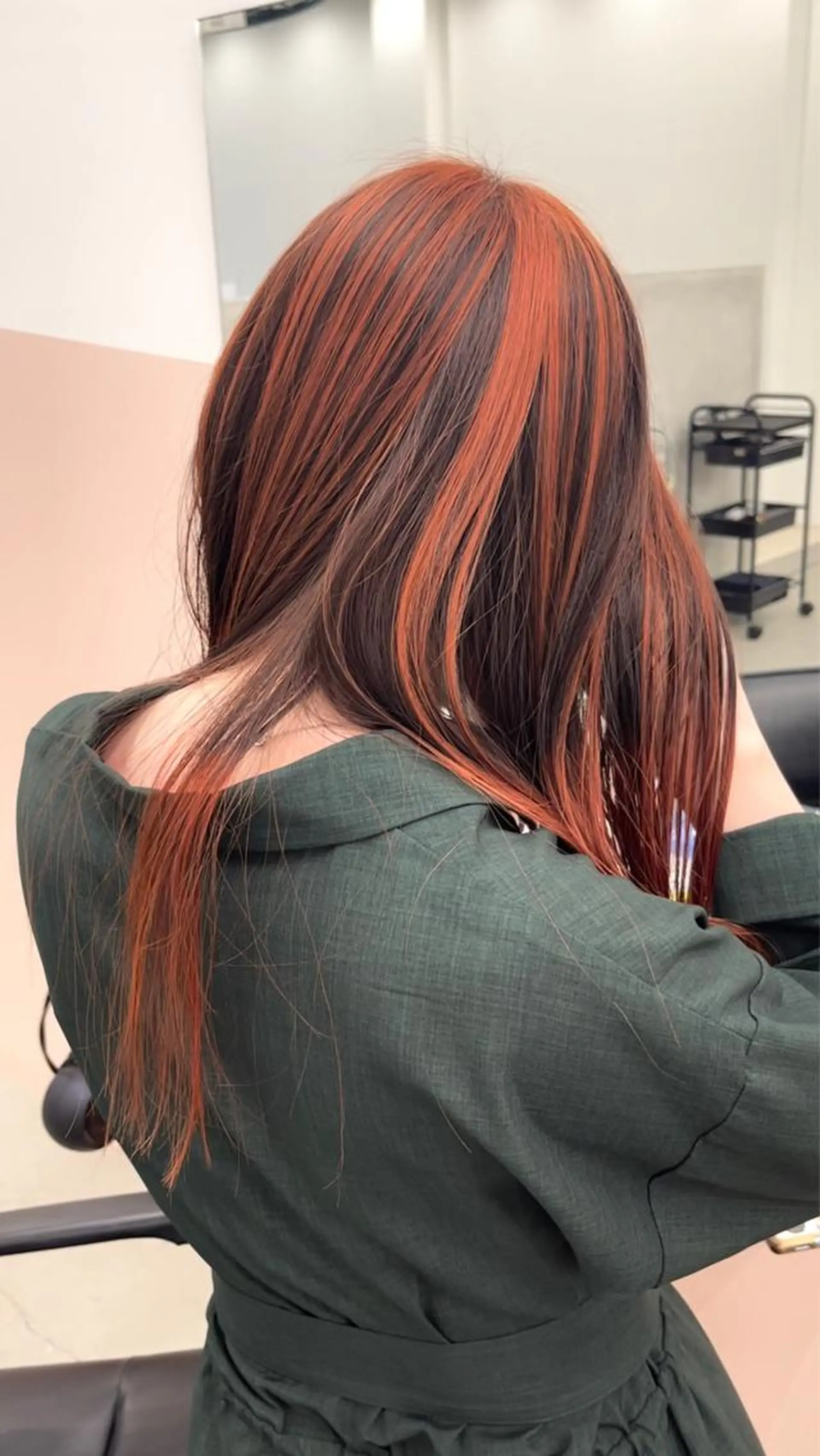 ロング カラー マンツーマン/ハイ トーン/HIROKIのヘアスタイル